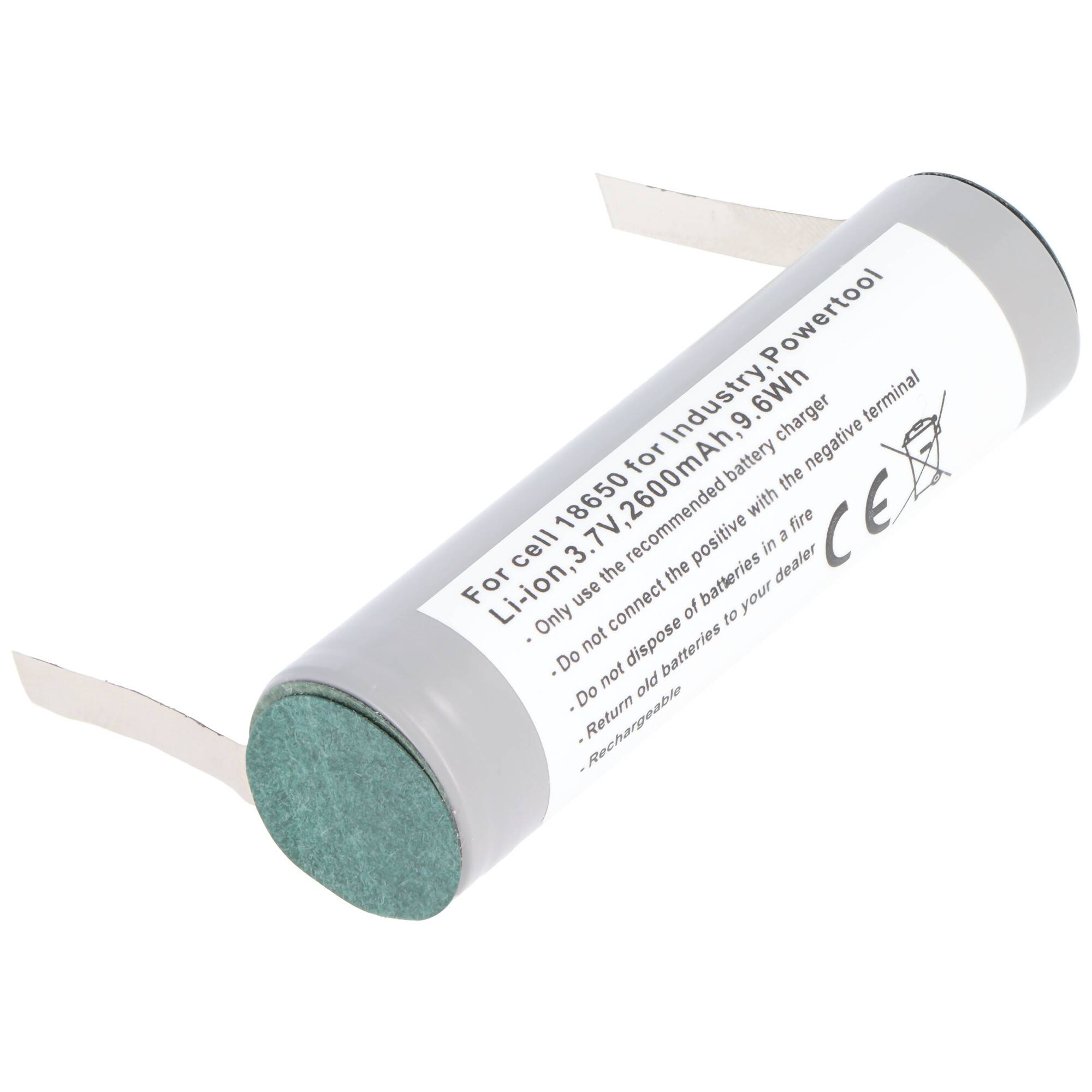 Akku passend für den Bosch Ciso Akku 3.6 bis 3,7 Volt Kapazität min. 2200mAh mit 4,8mm Steckkontakten