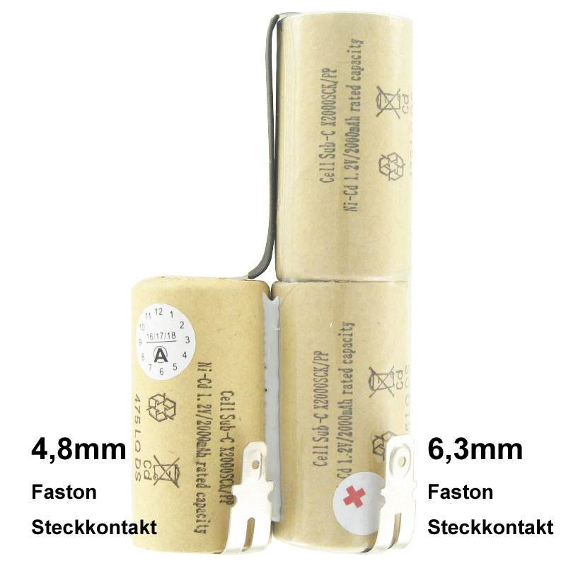 Akku passend für den Bosch AGS 8 Akku, AGS 8-ST, AGS 50, 3,6 Volt, 2000mAh