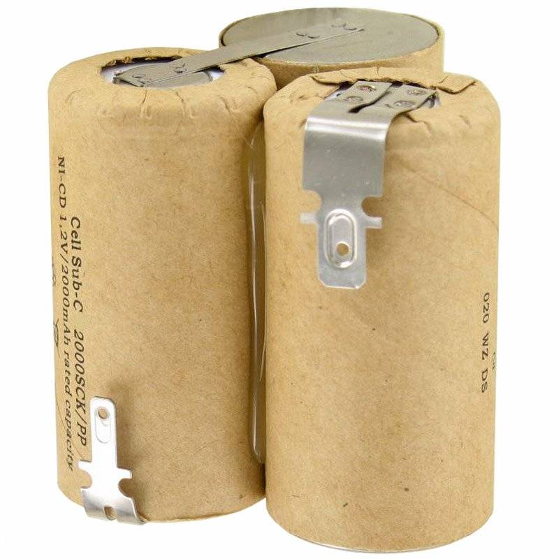 AccuCell Akku passend für Wolf Accu 60 Typ 7084680 3,6 Volt NiMH Akku