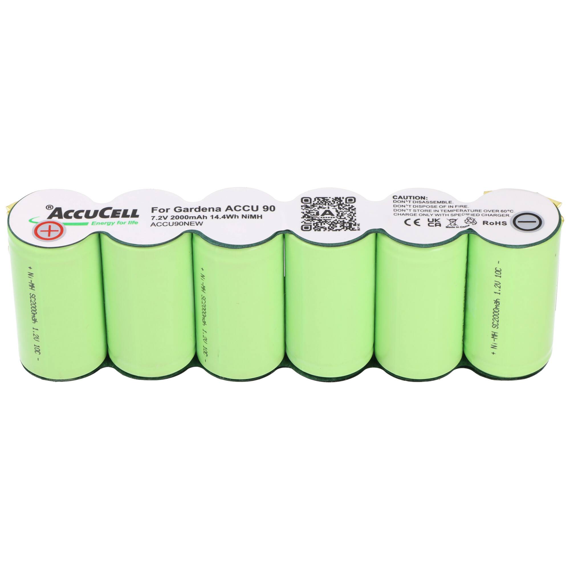 Akku passend für Gardena ACCU90 Akku, ACCU 90 Akku 2,8mm, 4,8mm