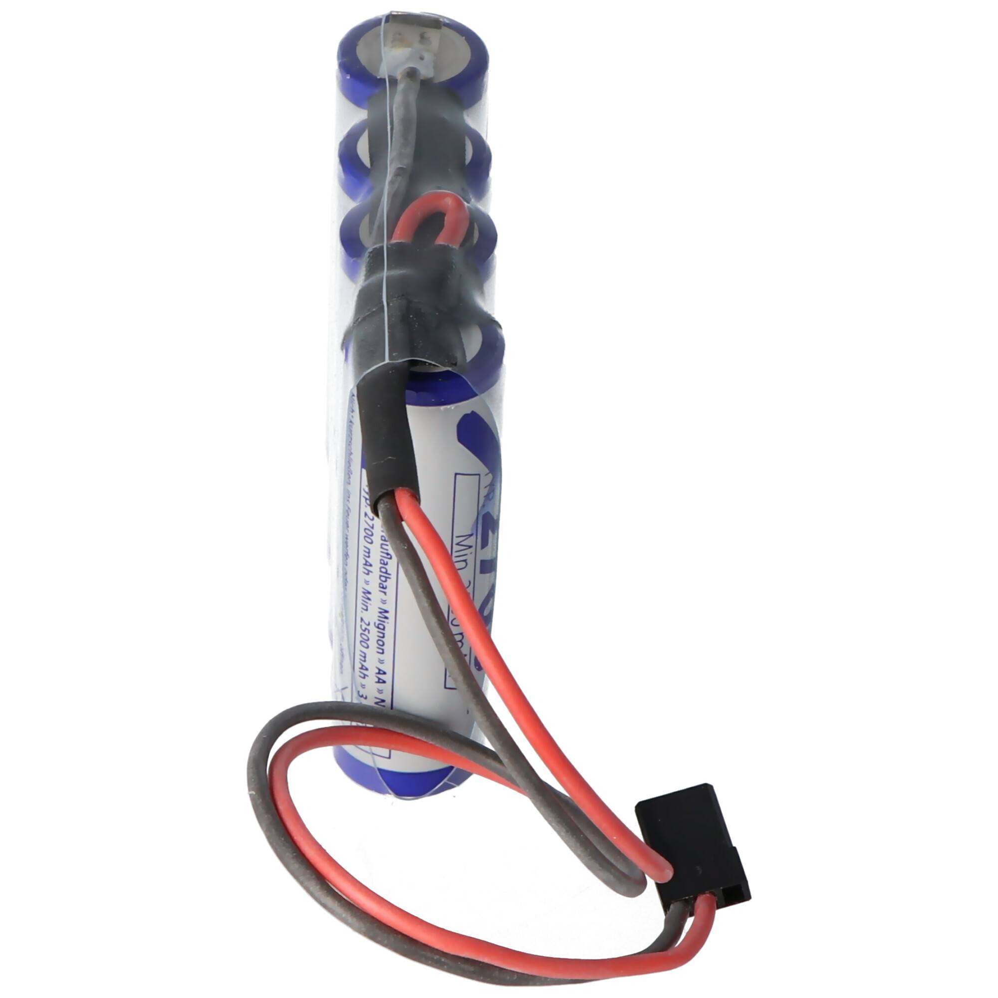 Empfänger Pack AA 4er Reihe 4,8/2700 mit dem Graupner Stecker für den Empfänger