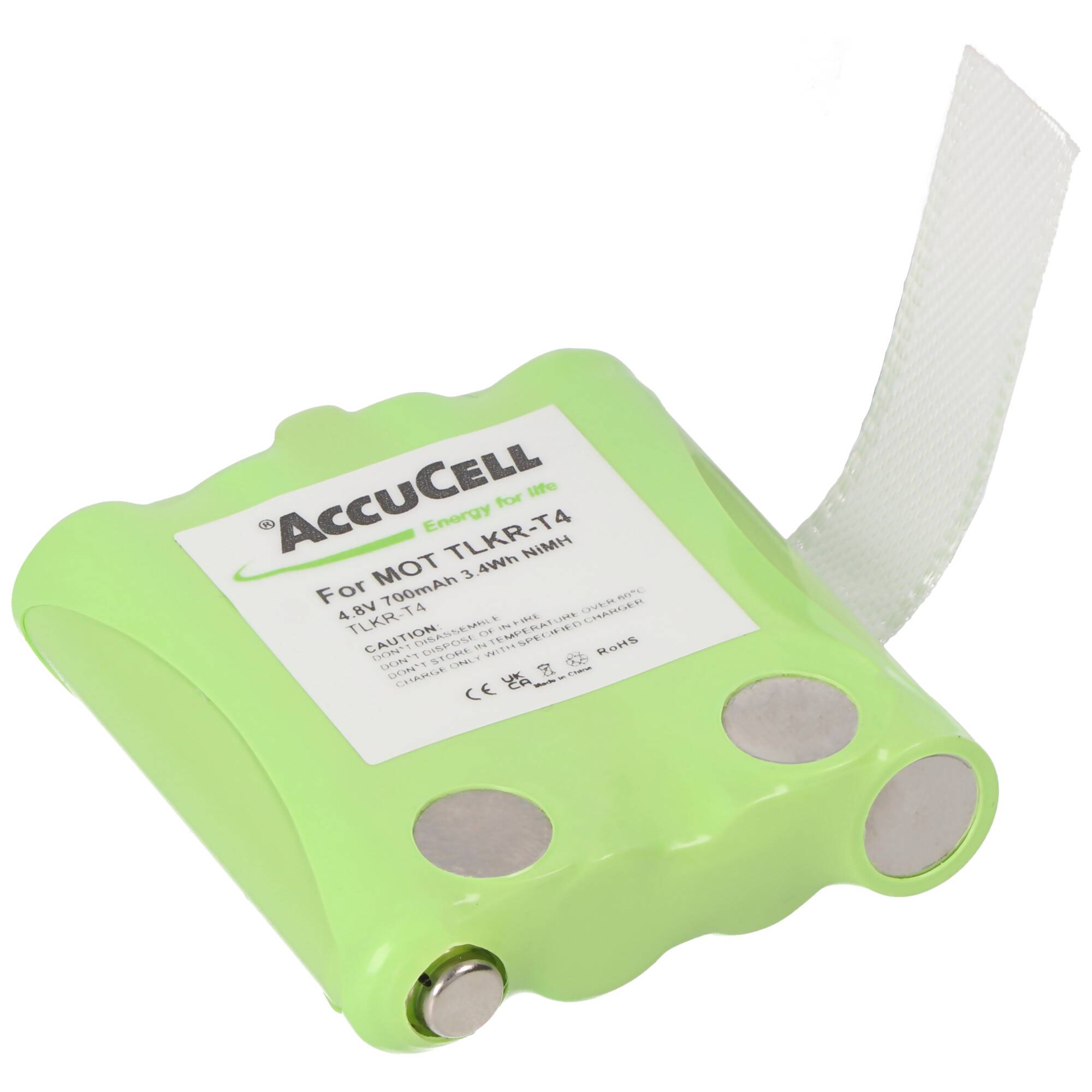 MOTOROLA TLKR-T4 Akku TLKR-T5, TLKR-T7, TKLR-T8, TKLR-T80, TKLR-T80 Extreme als Nachbau Akku von AccuCell