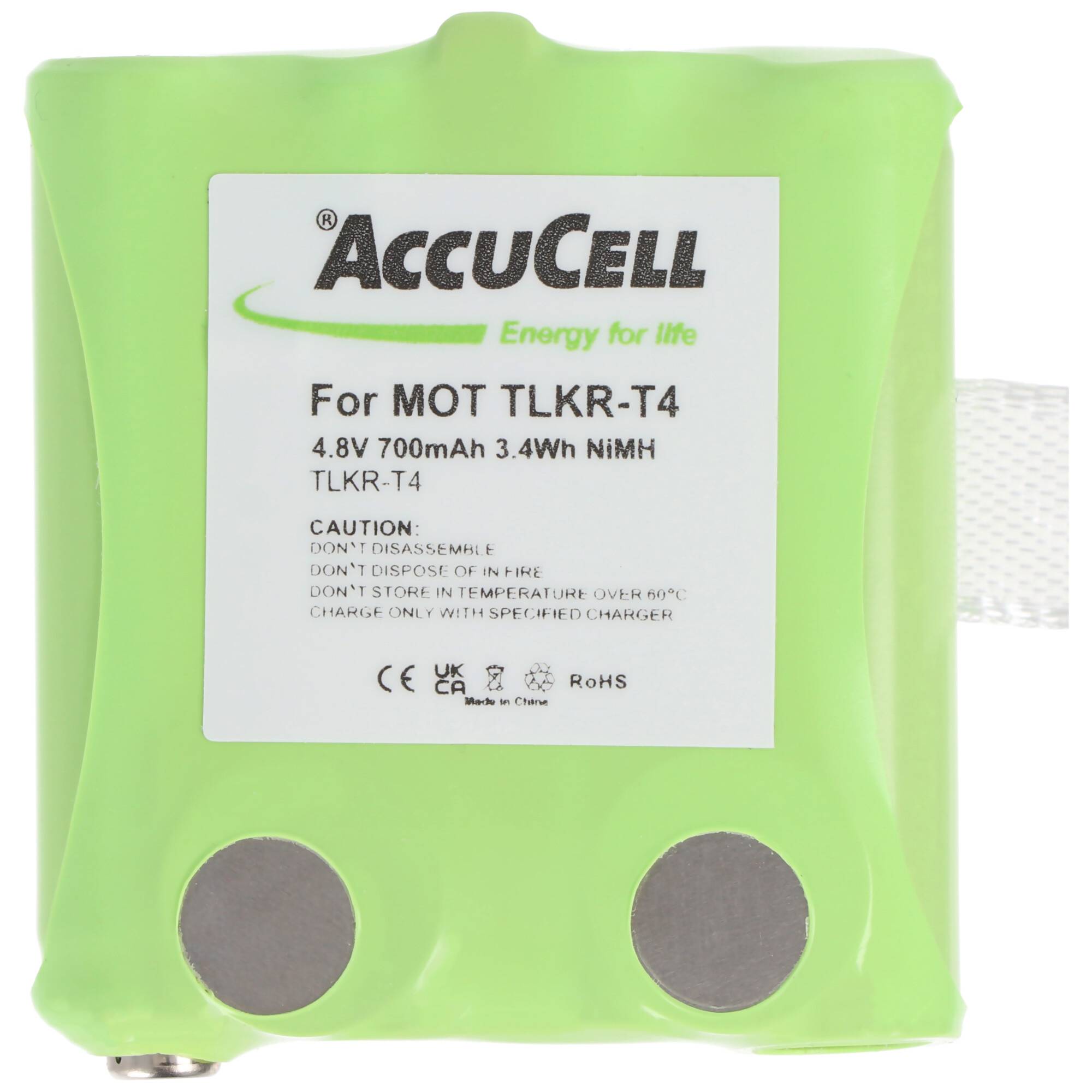 MOTOROLA TLKR-T4 Akku TLKR-T5, TLKR-T7, TKLR-T8, TKLR-T80, TKLR-T80 Extreme als Nachbau Akku von AccuCell