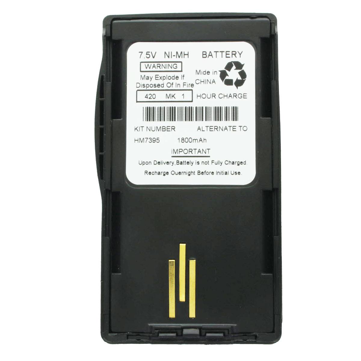 Akku passend für Motorola Visar 1800mAh NTN7394, NTN7395, NTN7396 7,5 Volt