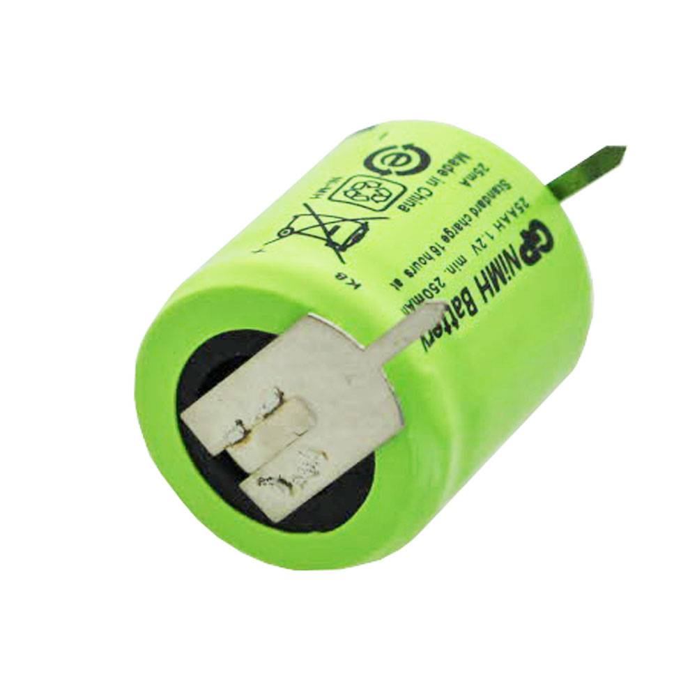 Akku passend für Sanyo N-110AA Akku NiMH 1/3 AA Mignon mit 1-er Print Kontakten