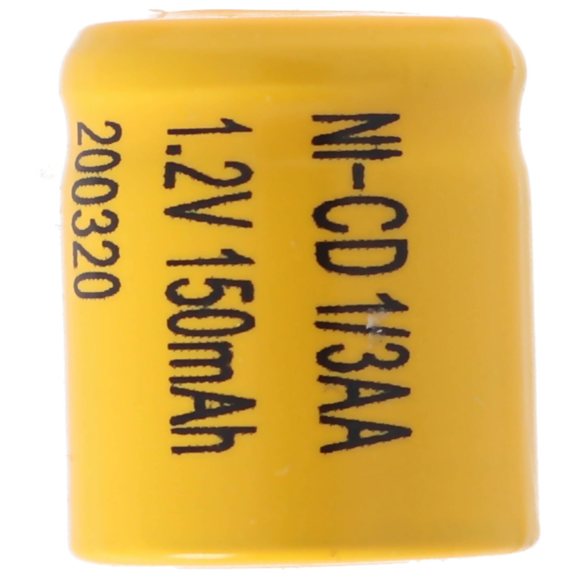 Akku passend für Sanyo N-110AA Akku NiCd 1/3 AA Mignon ohne Lötfahne 150mAh