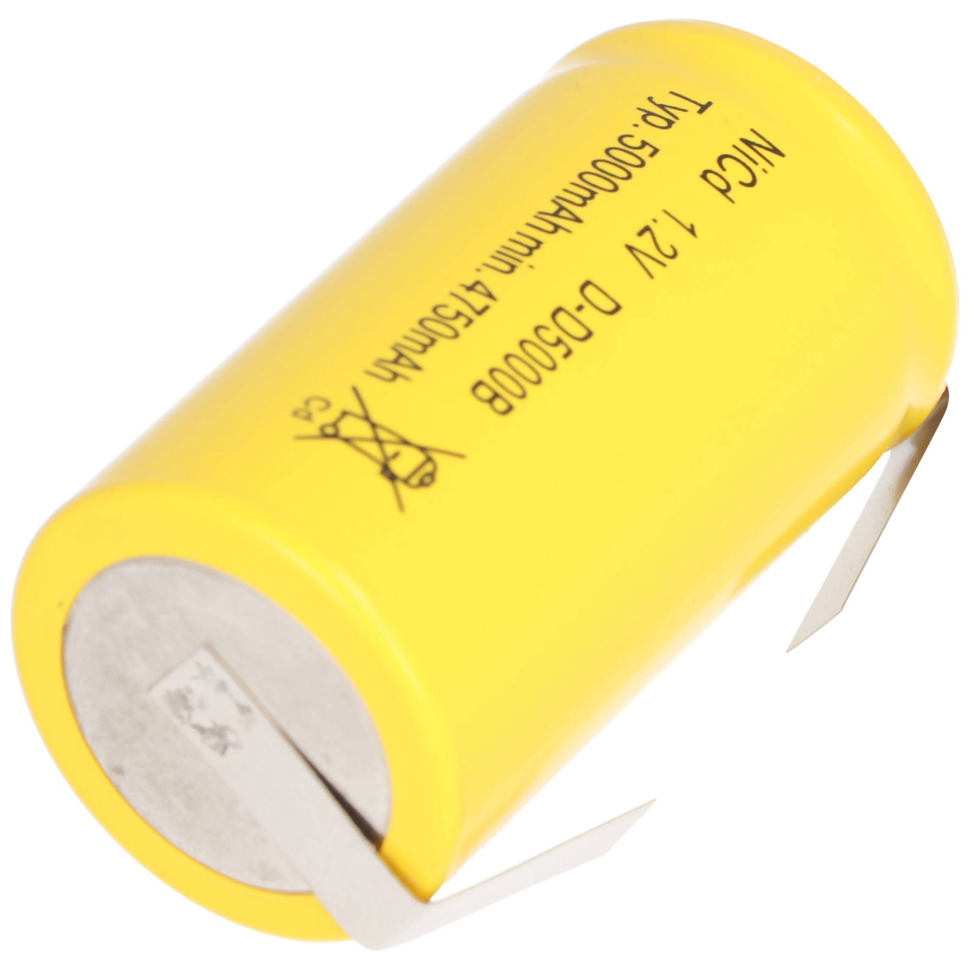 Nachbau Akku passend für Sanyo KR-5000DEL Cadnica Mono D LR20 Akku mit Lötfahne in U-Form