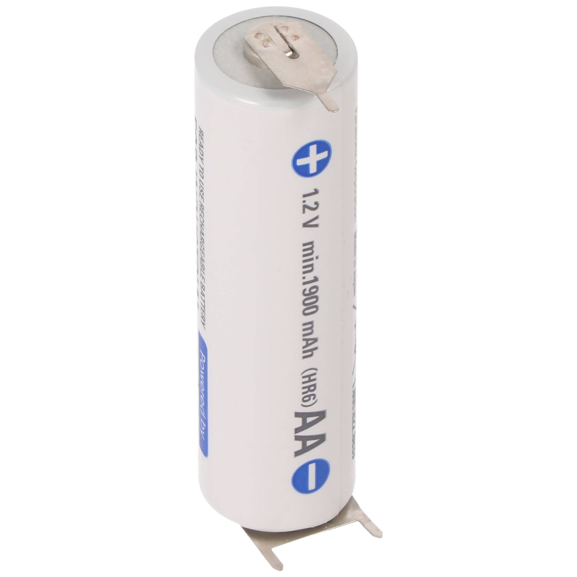 Panasonic eneloop Standard Eneloop BK-3MCC AA 1,2V NiMh Akku mit 3er Print Kontakten, 10mm Rastermaß