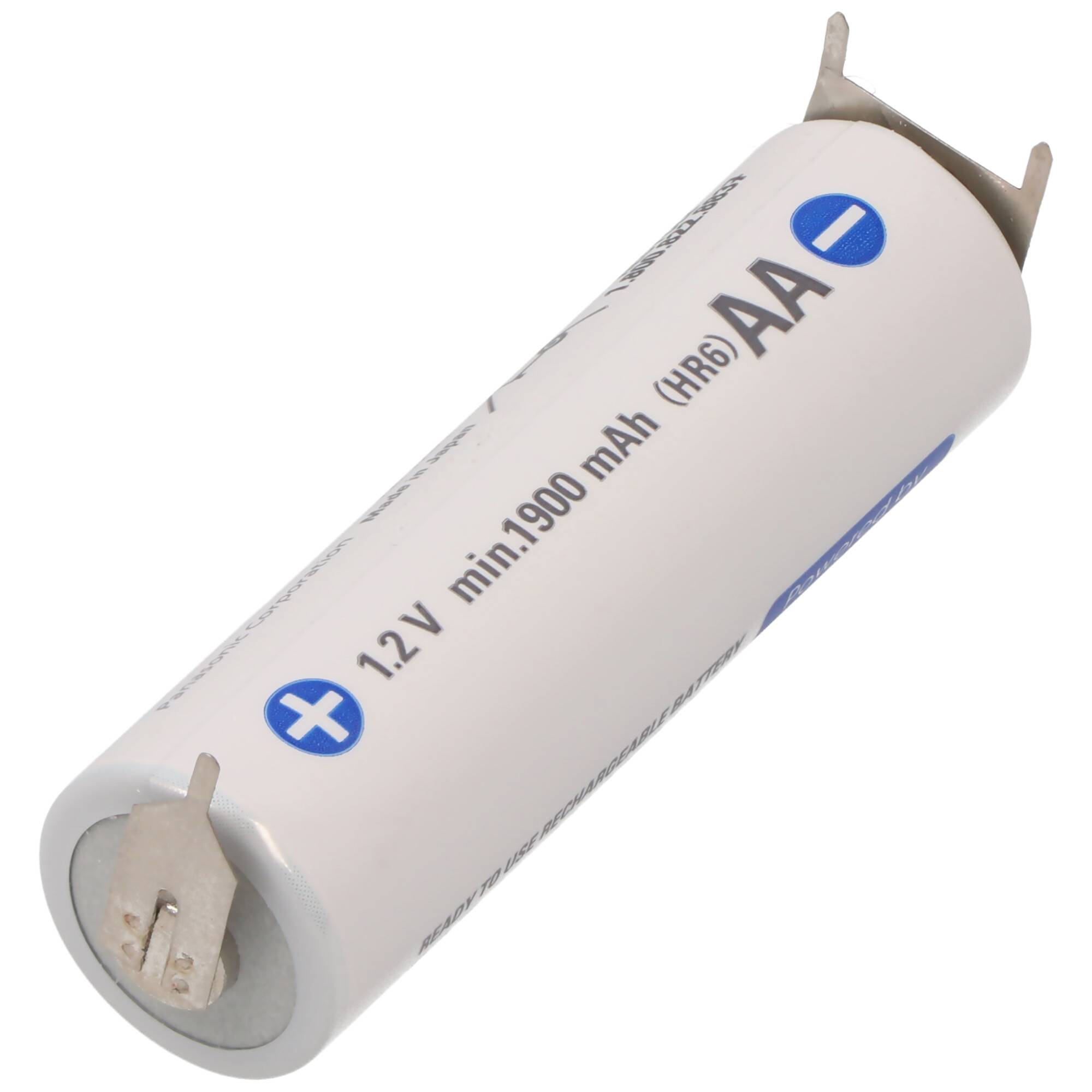 Panasonic eneloop Standard Eneloop BK-3MCC AA 1,2V NiMh Akku mit 3er Print Kontakten, 10mm Rastermaß