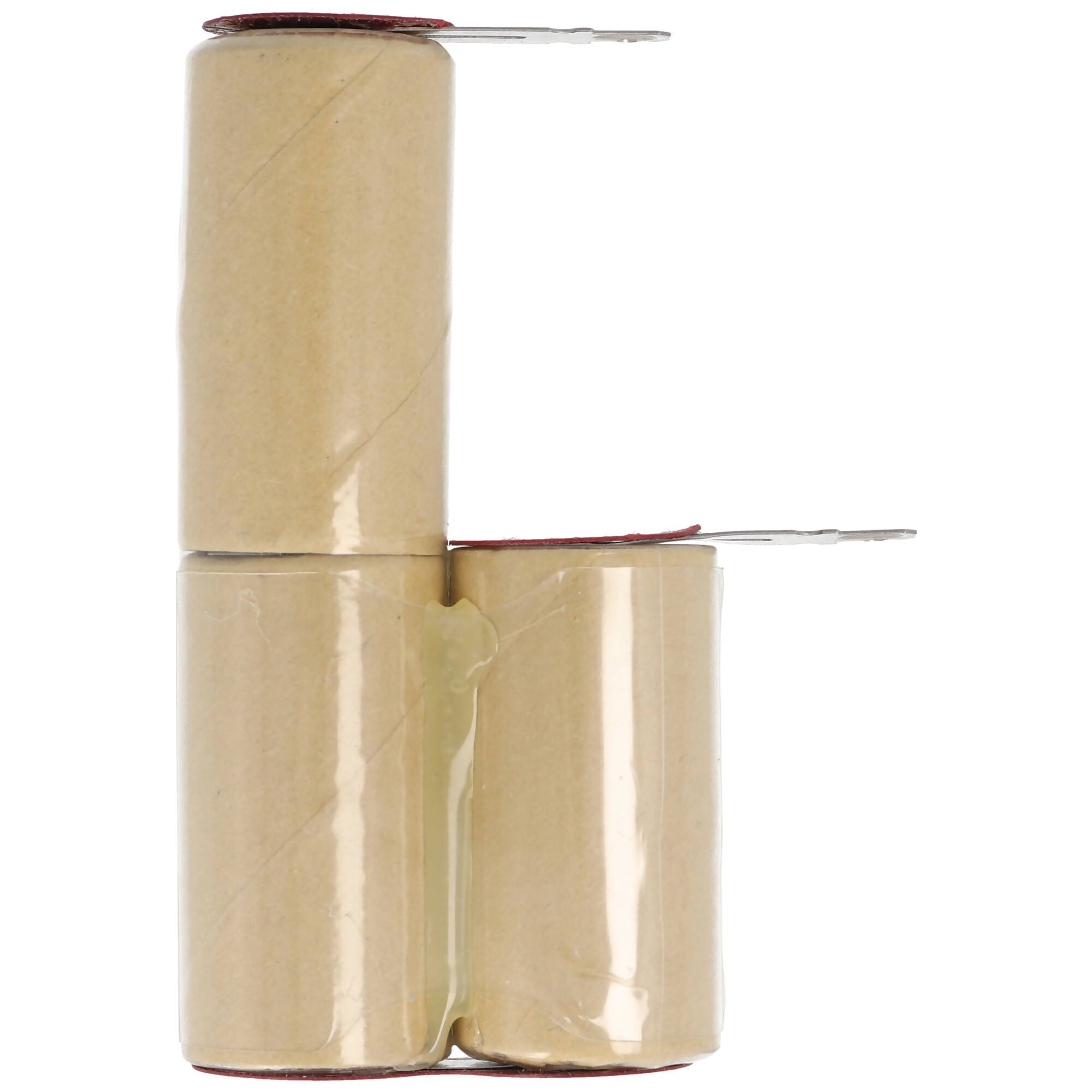 2000mAh NiMH Akku passend für Kenwood FG155 Käsereibe Akku mit 4,8mm Faston Steckkontakten