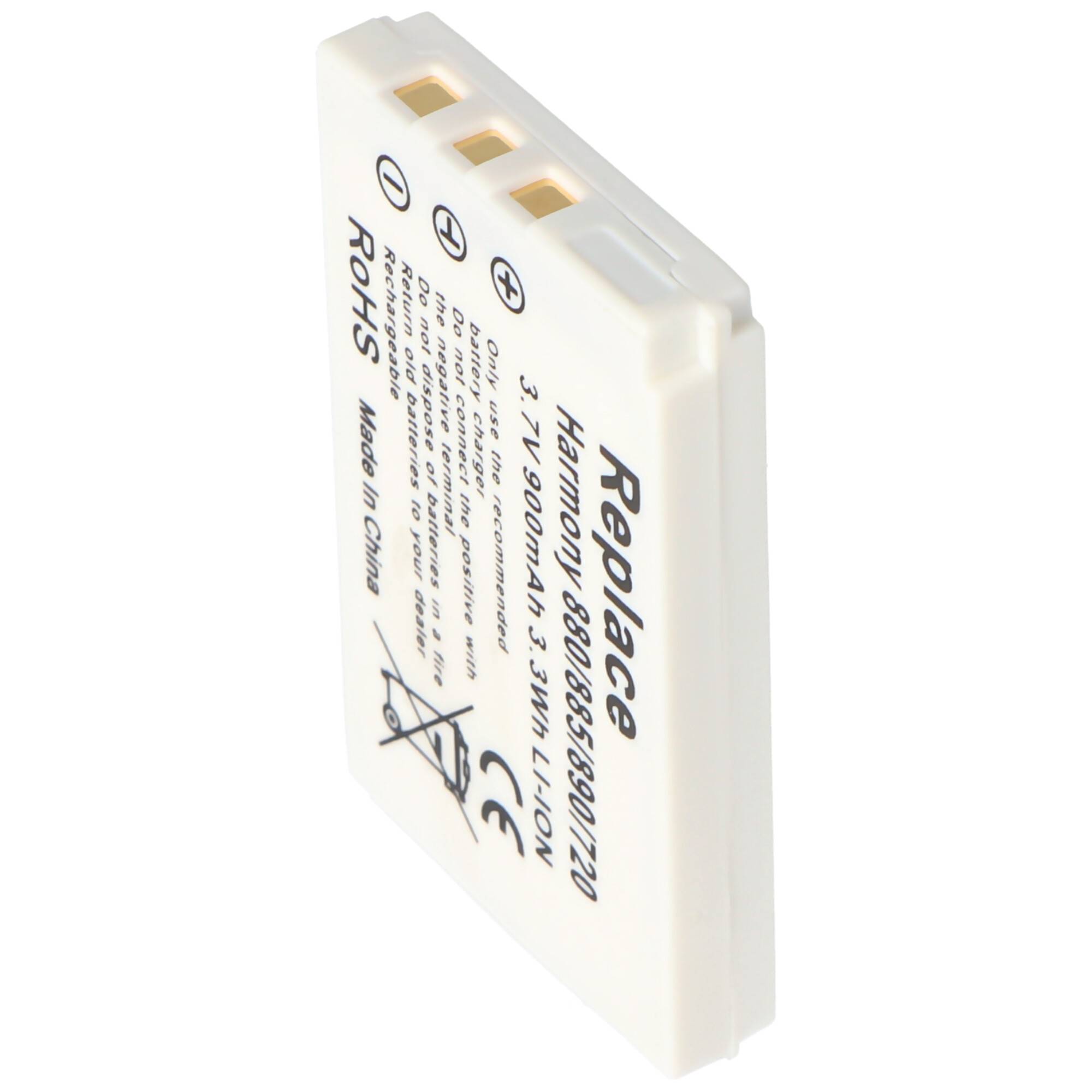 Akku passend für Logitech Harmony 720 Remote, 880, 885, 890, One