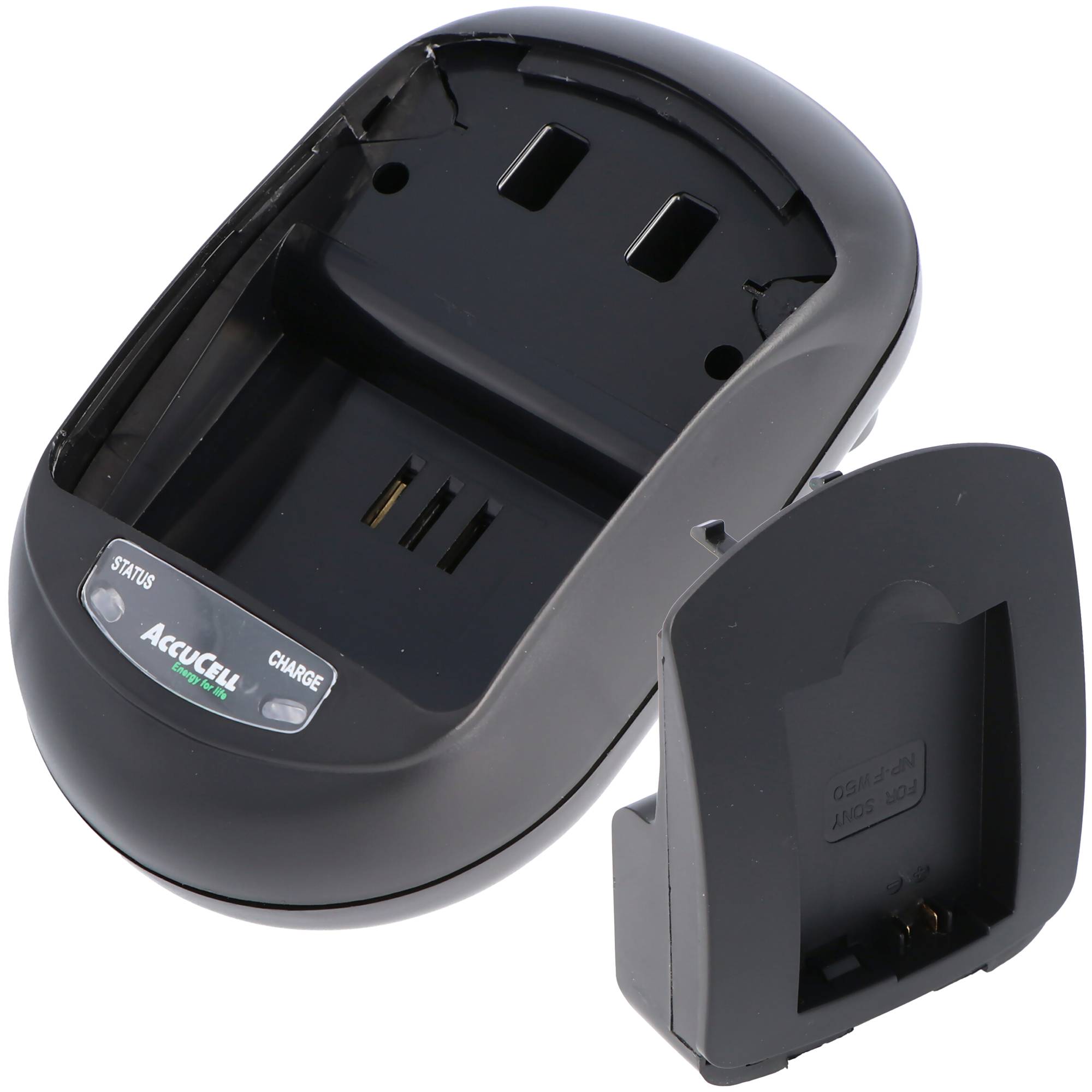 Schnell-Ladegerät passend für Sony NEX-3, Sony NEX-5 Akku NP-FW50