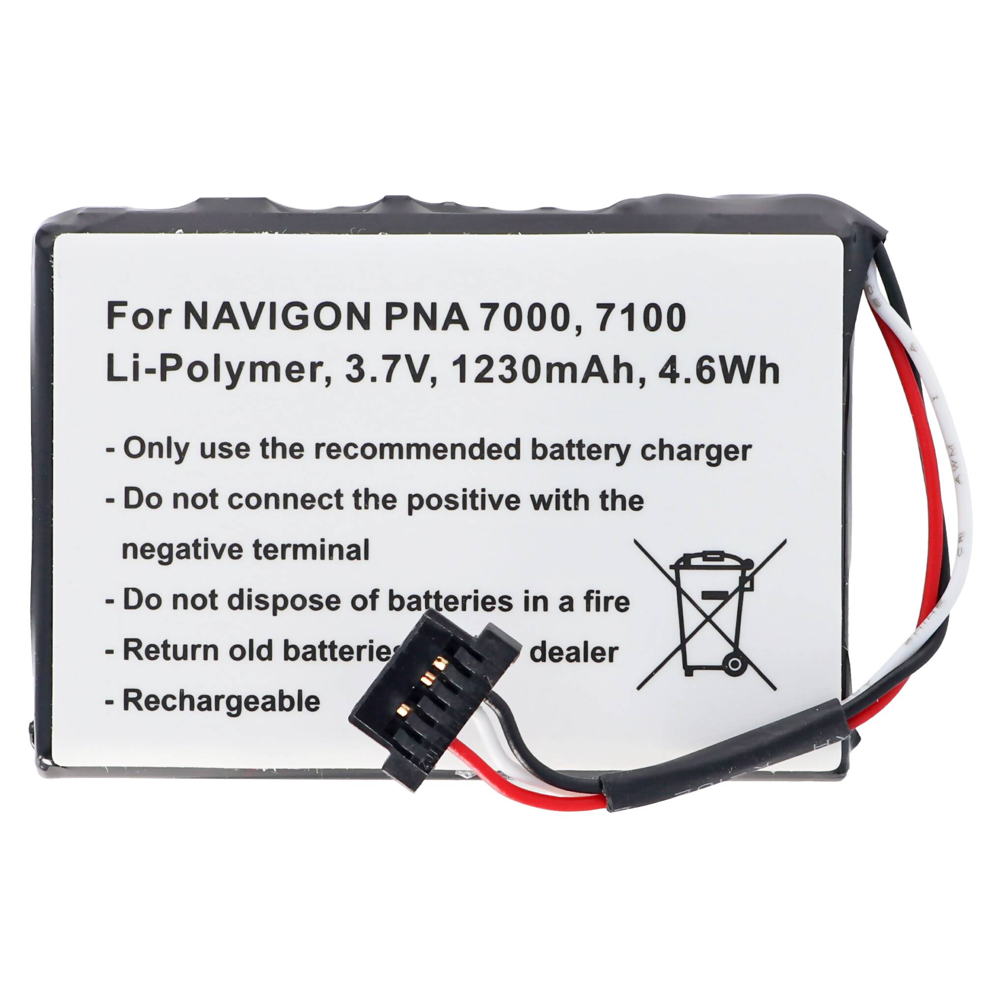 E4MT081202B22, PNA 7000, Navman N20, BP/LP1230/11/A0001U Nachbau Akku