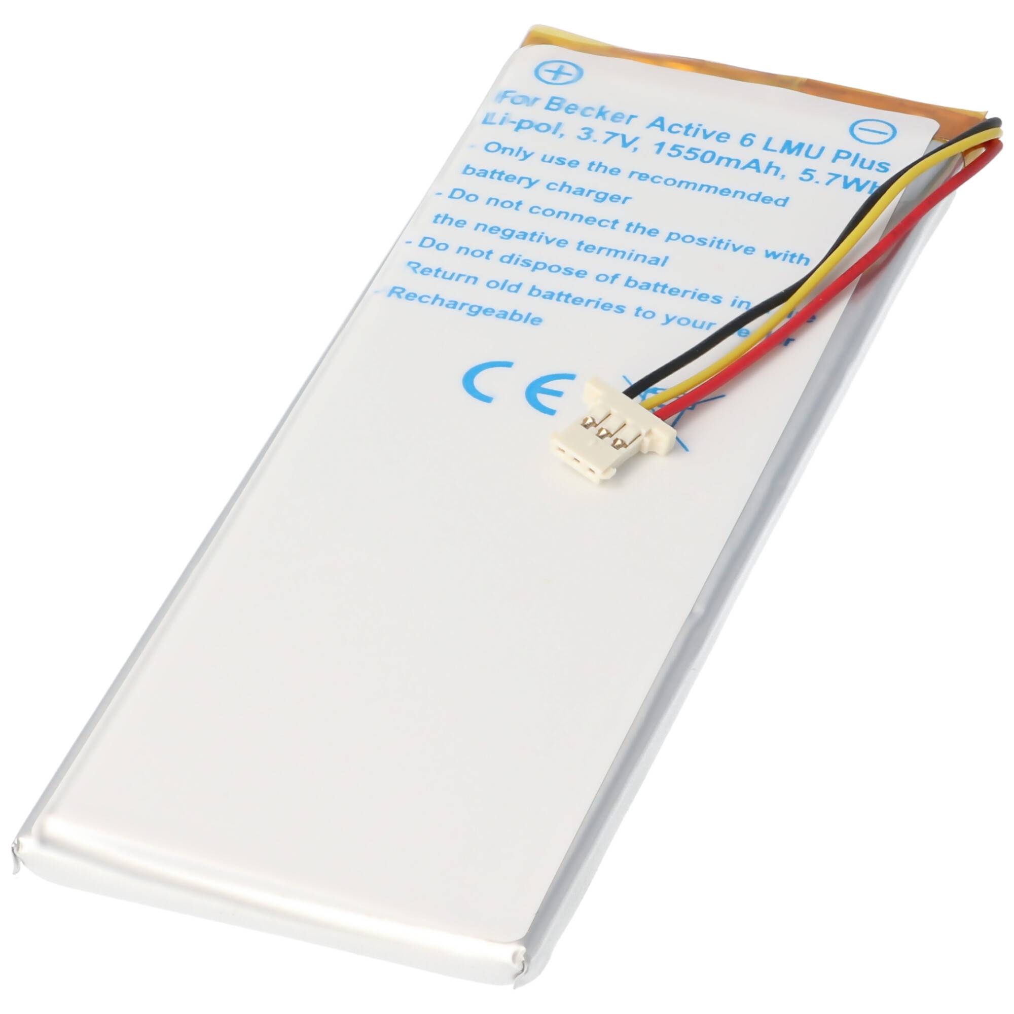 Akku passend für Becker Active 6 LMU Plus Akku 334517373442, SR3840100, 335000000000, 334532320611