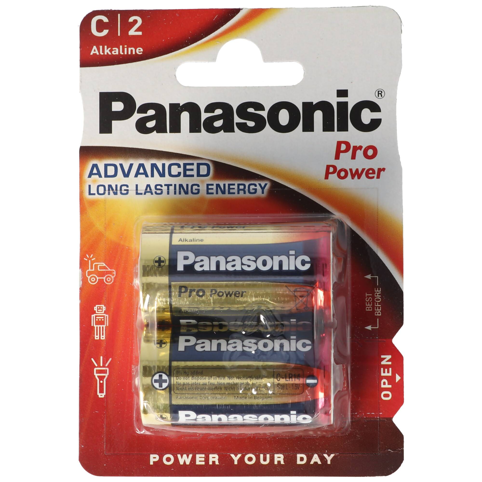 Panasonic Pro Power Baby C LR14 Alkaline Batterie im 2er Blister