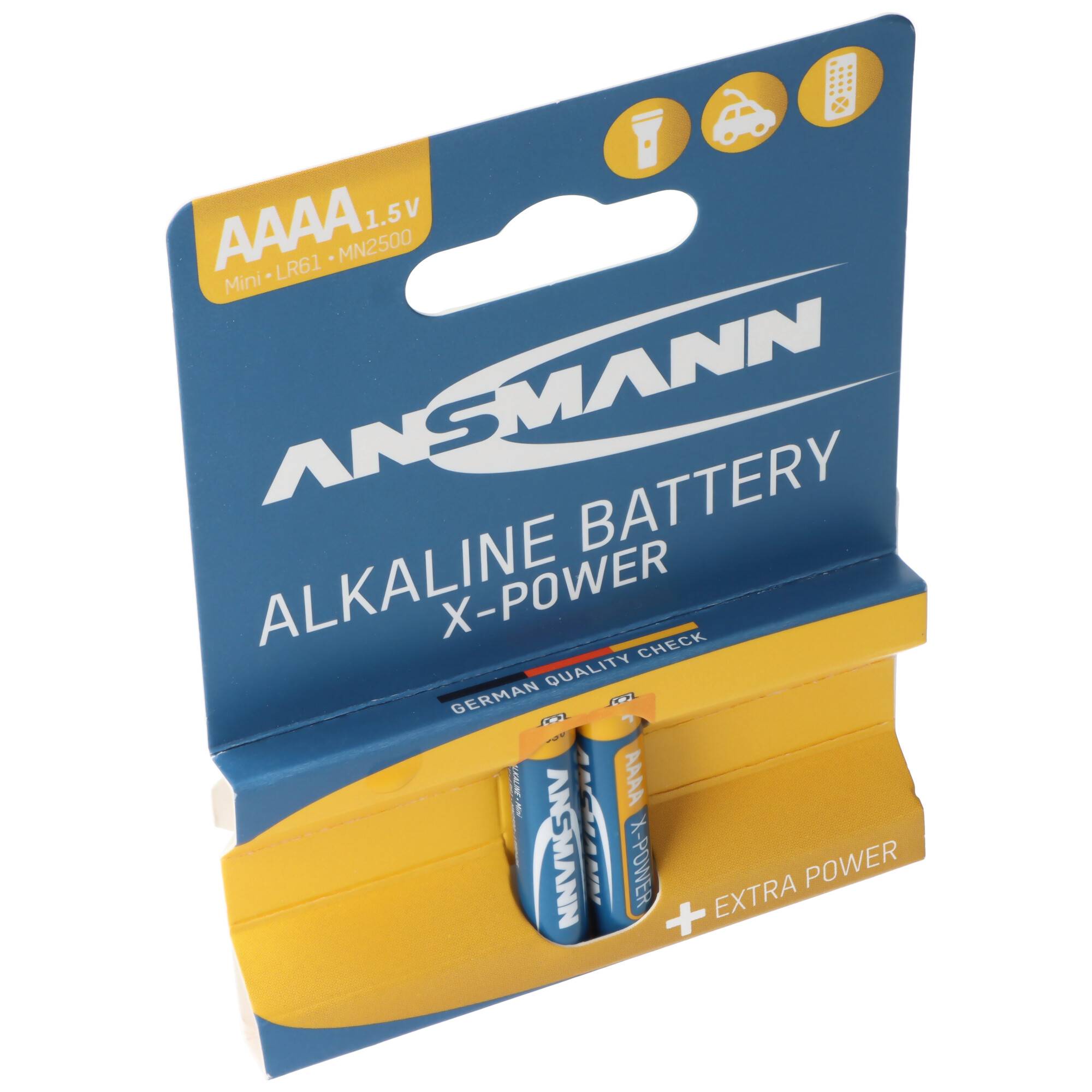 41,9 x 7,9mm AAAA Alkaline Batterie LR61 AAAA im 2er Pack