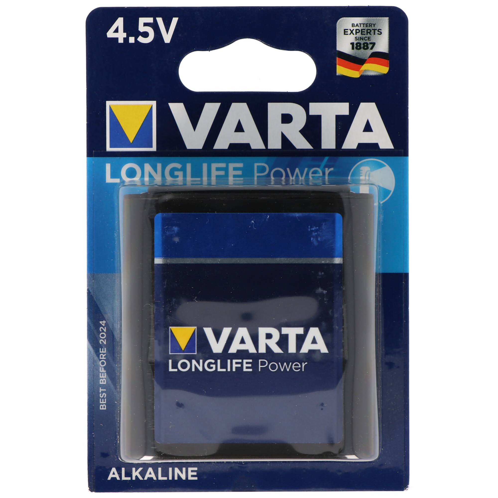 Varta Longlife Power (ehem. High Energy) 4,5V, MN1203, 3LR12, 3LR12P Flachbatterie