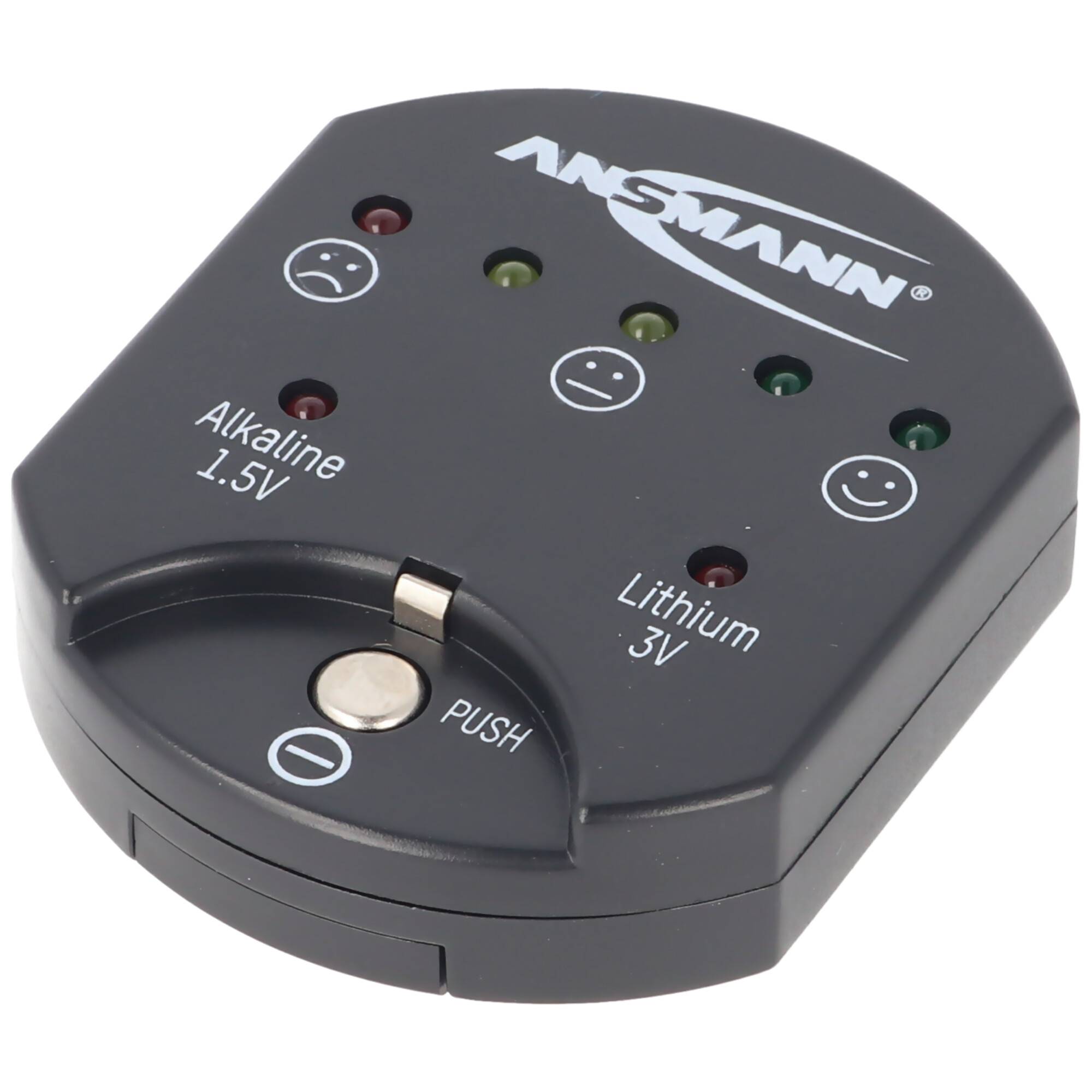 Batterietester für Alkaline und Lithium Knopfzellen, der Knopfzellentester