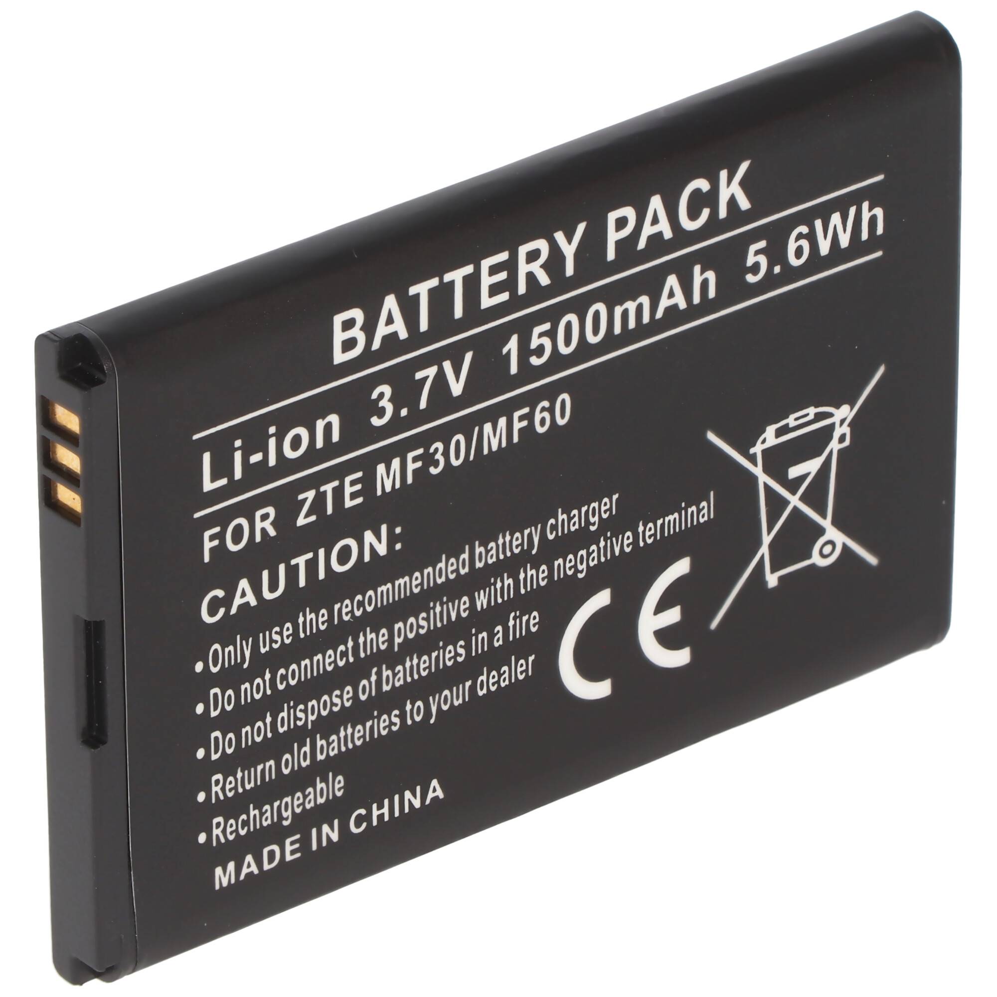 ZTE Racer 2, ZTE Arizona Hochleistungs-Akku Li3711T42P3h654246, LI3715T42P3H654251