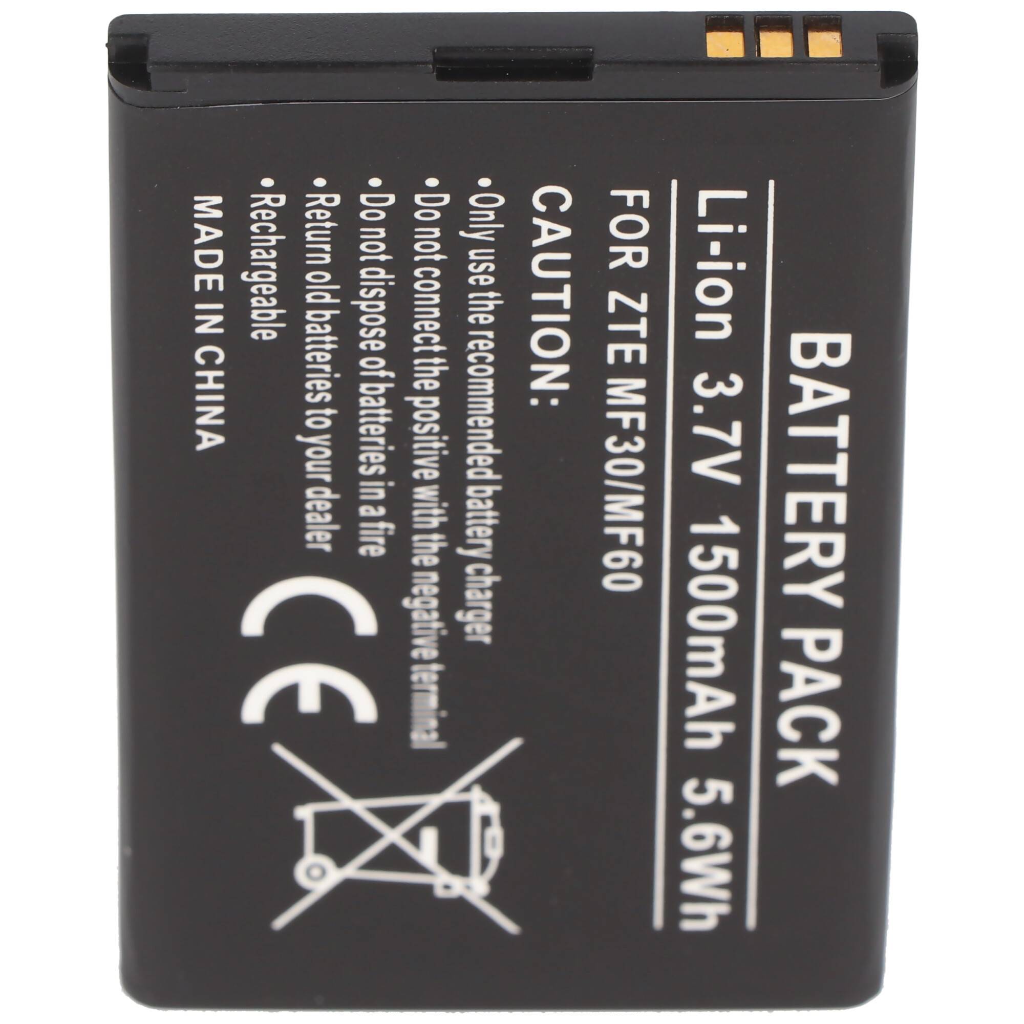 ZTE Racer 2, ZTE Arizona Hochleistungs-Akku Li3711T42P3h654246, LI3715T42P3H654251