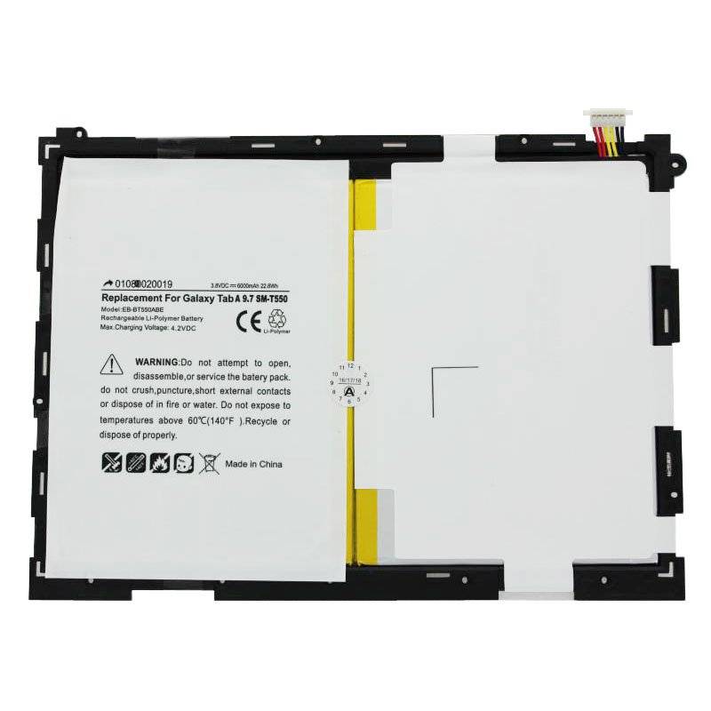 Akku passend für den Samsung Galaxy Tab A 9.7 Akku SM-P550, SM-T550, EB-BT550ABE