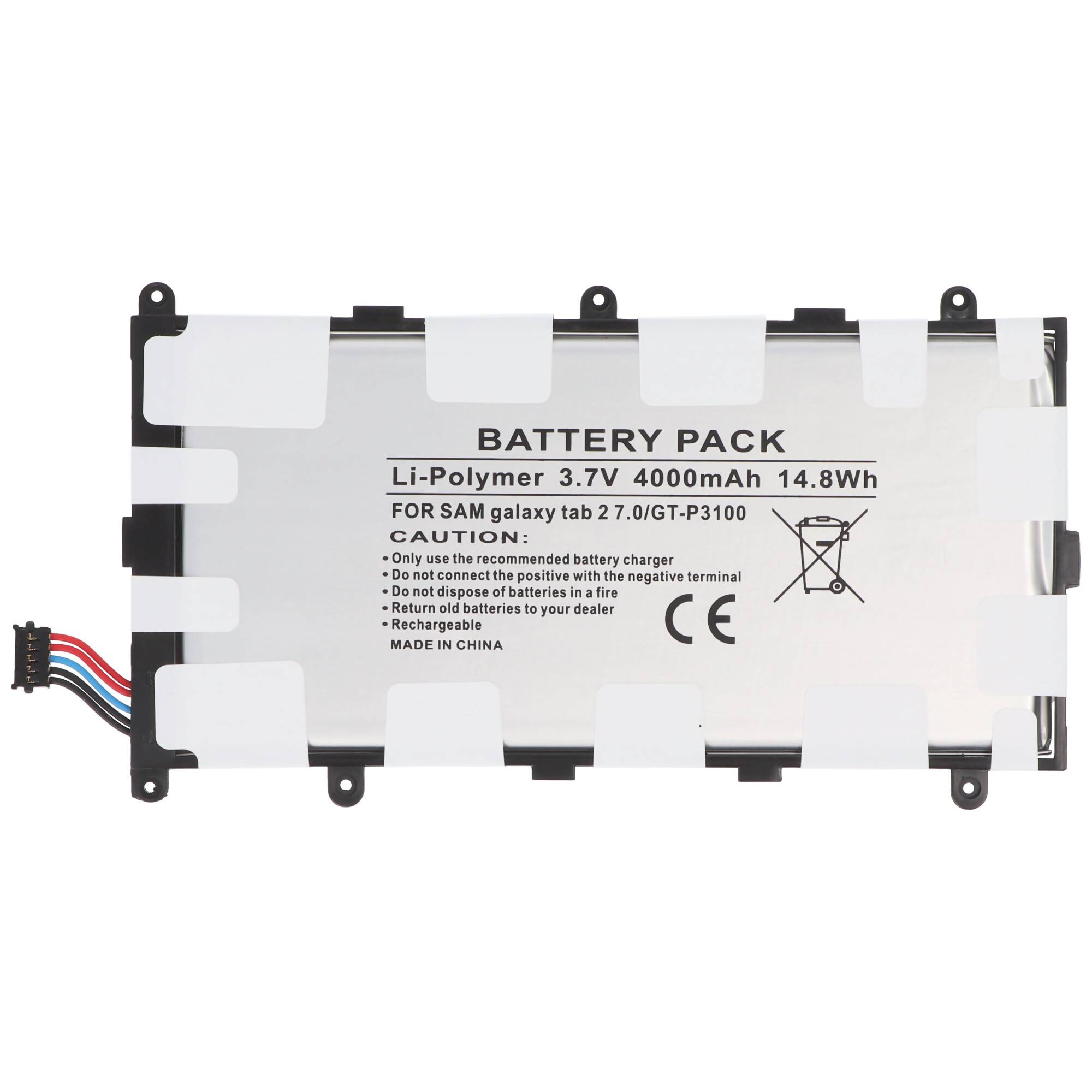 Akku passend für den Samsung Galaxy Tab 2 7.0 Akku AA1BC20o/T-B, AA1C426bS/T-B, SP4960C3B