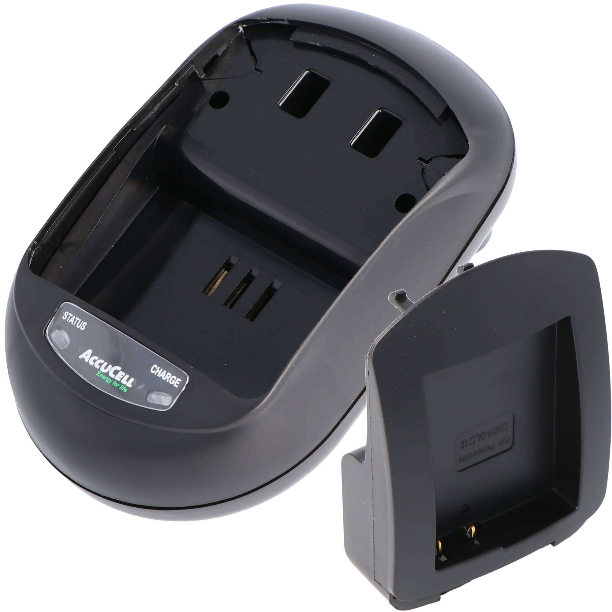 AccuCell Schnellladegerät passend für Panasonic DMW-BLC12, -GH2