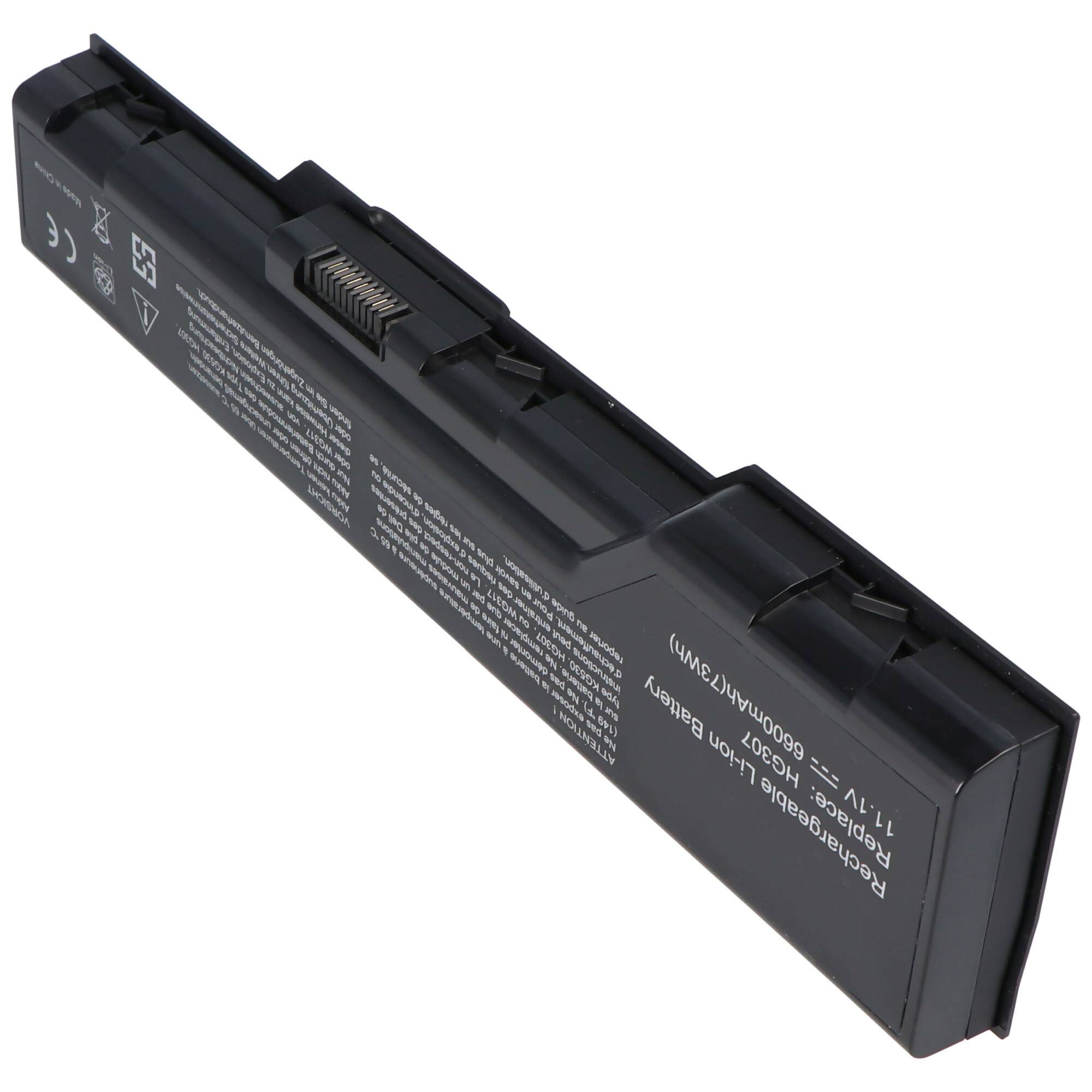 Akku passend für Akku Dell XPS M1730, 312-0680, HG307, WG317