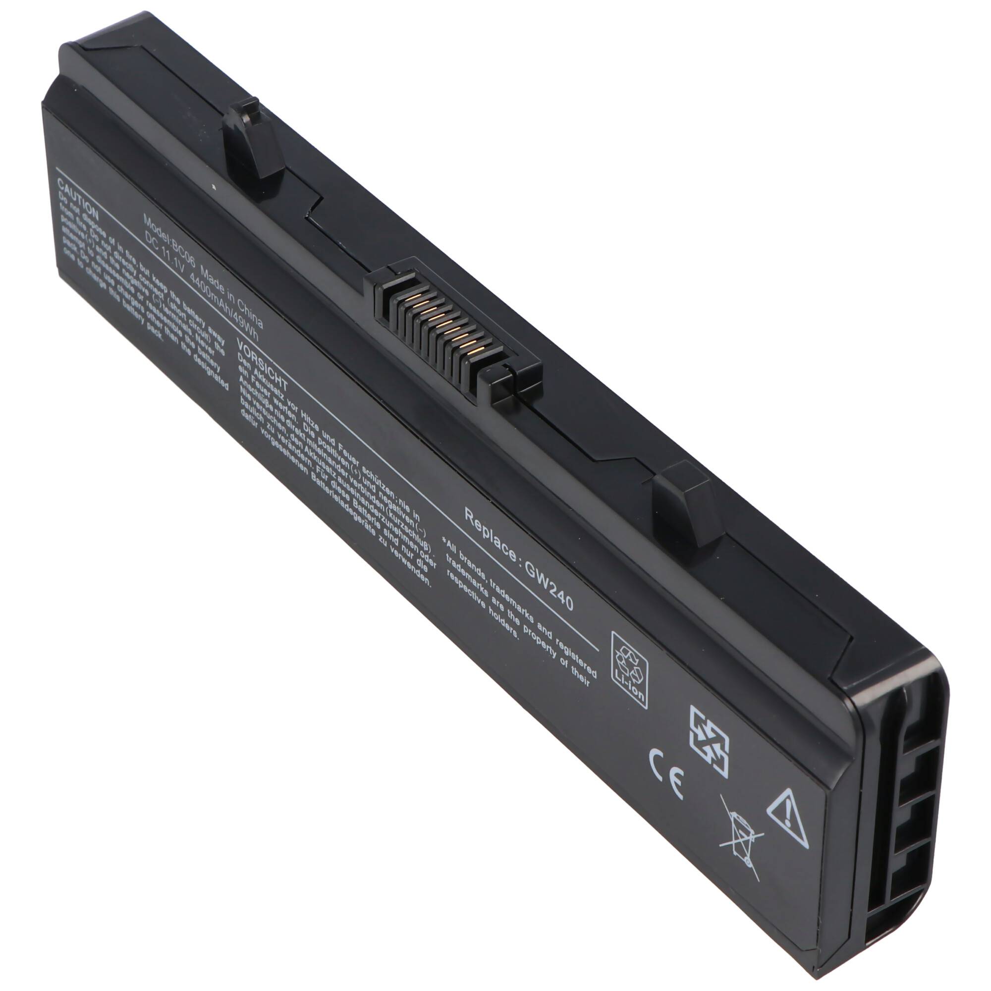 Akku passend für Dell Inspiron 1525, 1526, 1545, 4400mAh