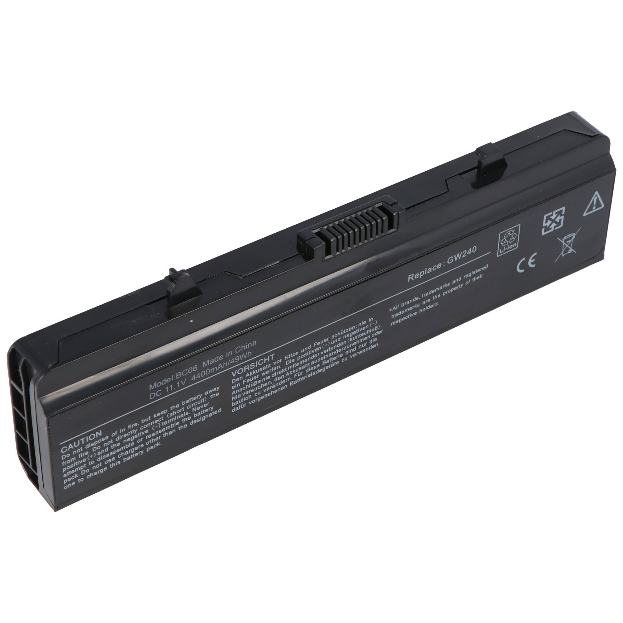 Akku passend für Dell Inspiron 1525, 1526, 1545, 4400mAh