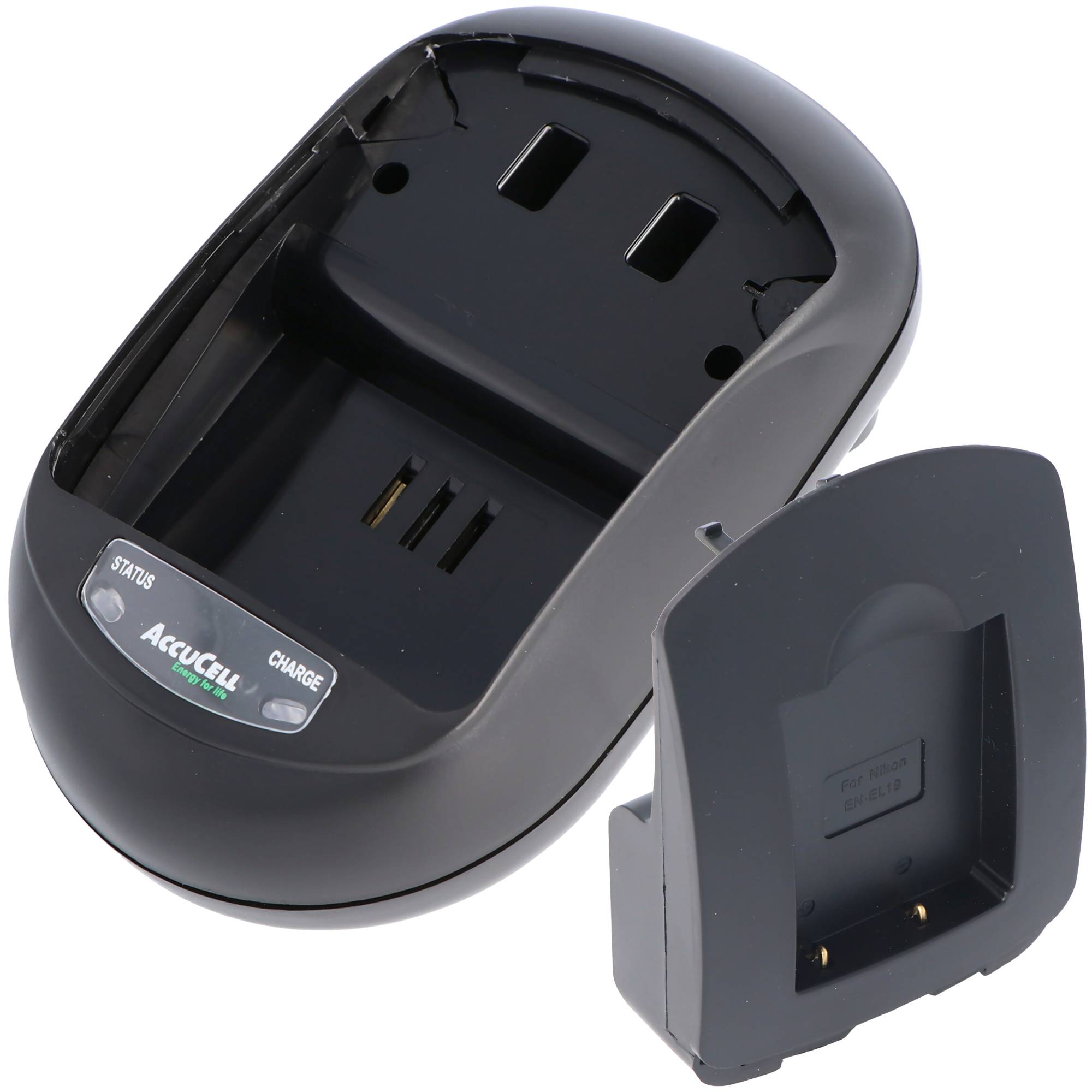 Schnell-Ladegerät passend für Nikon EN-EL19 Akku, S2500, S3100