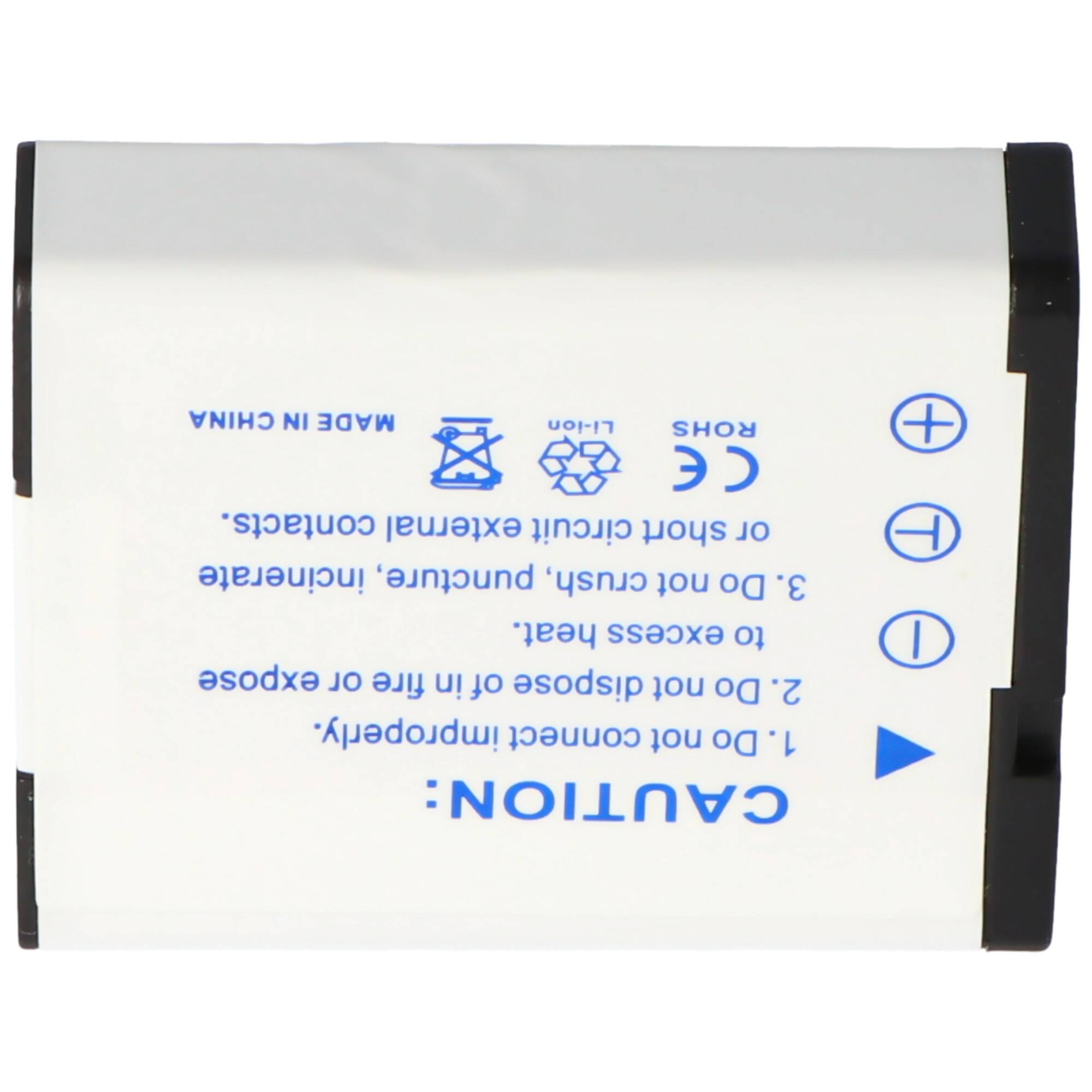 AccuCell Akku passend für Casio NP-130, Casio Exilim EX-H30, EX-ZR100