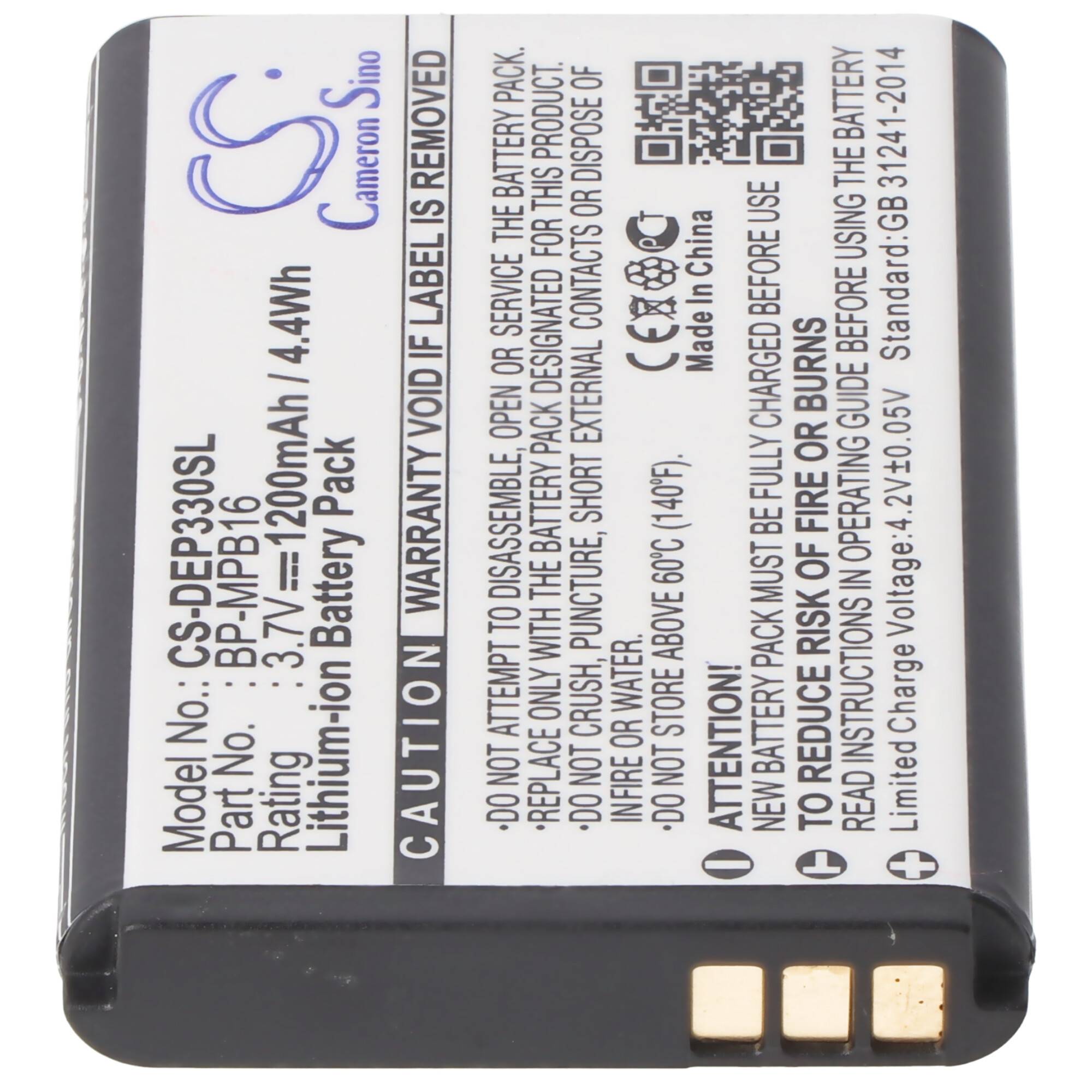 AccuCell Akku passend für Hagenuk Fono 3, BP-MPB16, DR6-2009, DR11-2009