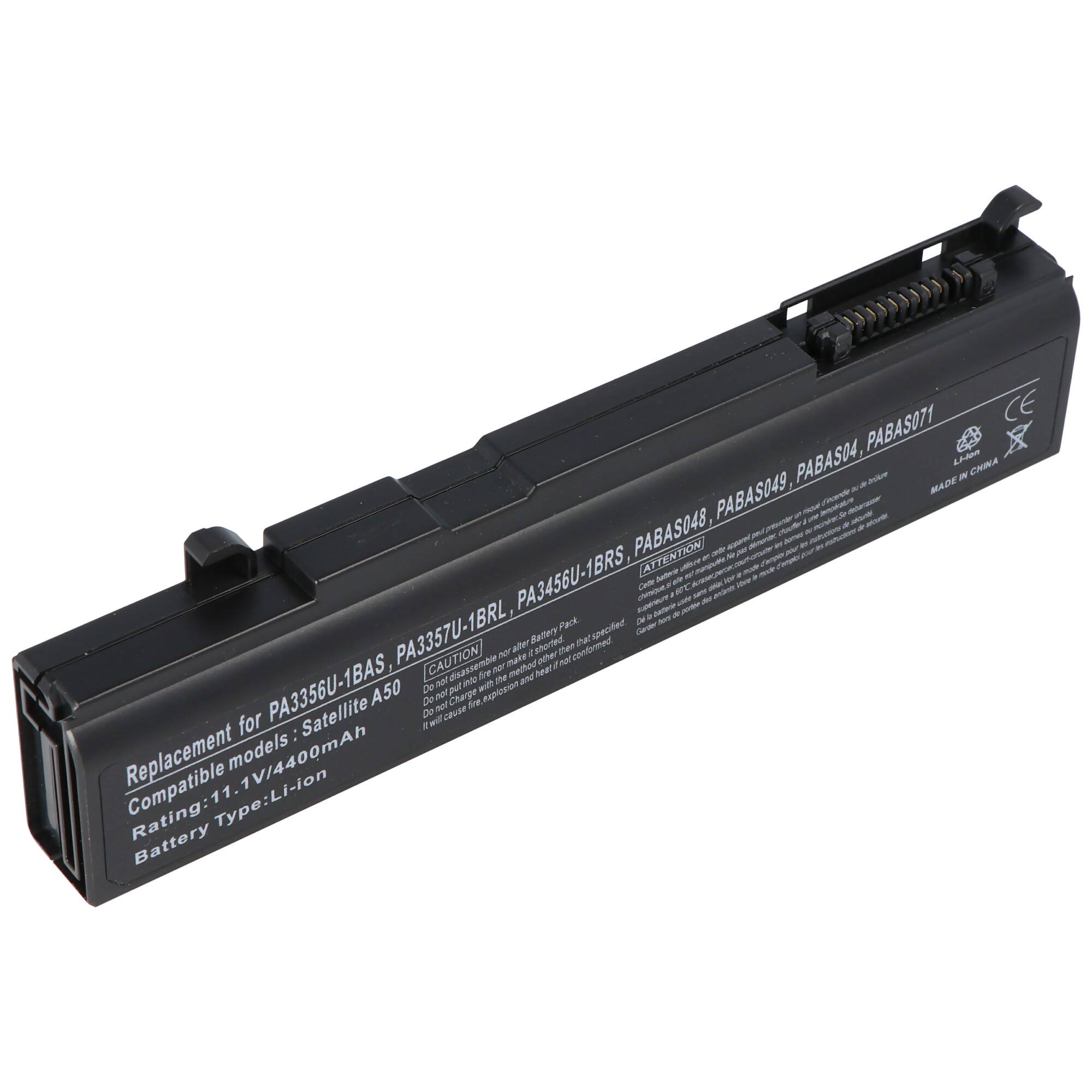 Akku passend für Toshiba Tecra P10, P5, S4 mit 4400mAh