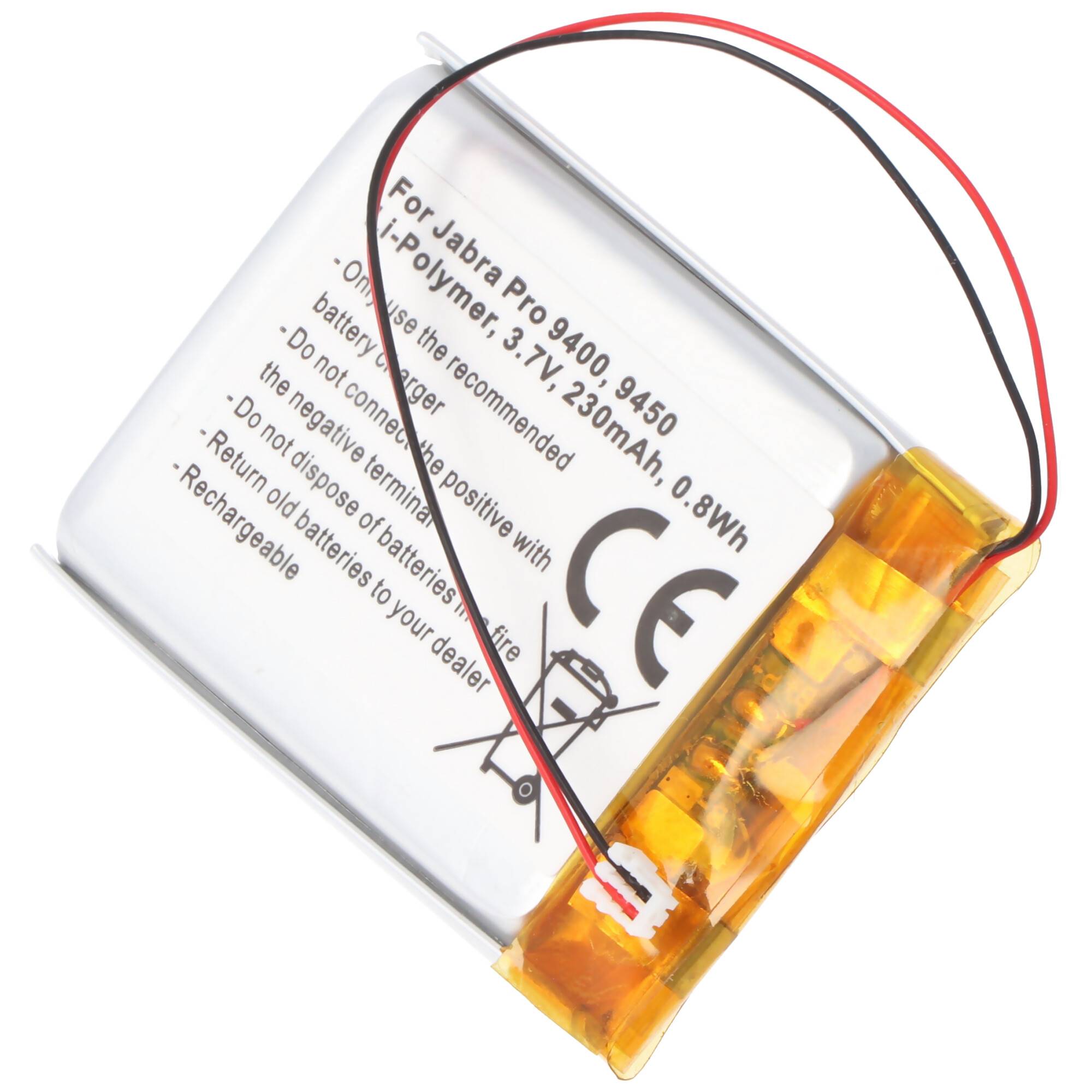 Jabra Pro 9400 Akku, Pro 9450, Pro 9460, Pro 9465, Pro 9470, 14192-00 Akku AHB412434PJ