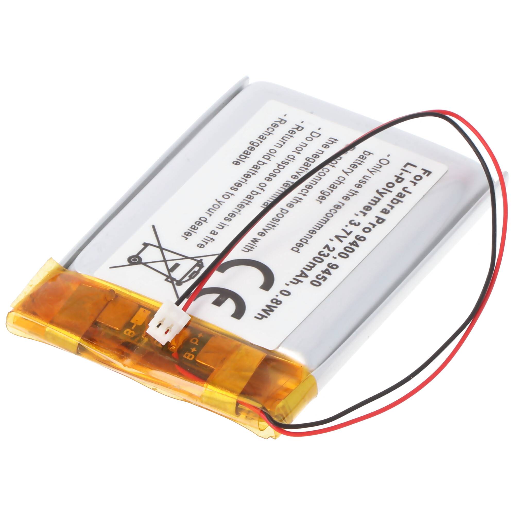 Jabra Pro 9400 Akku, Pro 9450, Pro 9460, Pro 9465, Pro 9470, 14192-00 Akku AHB412434PJ