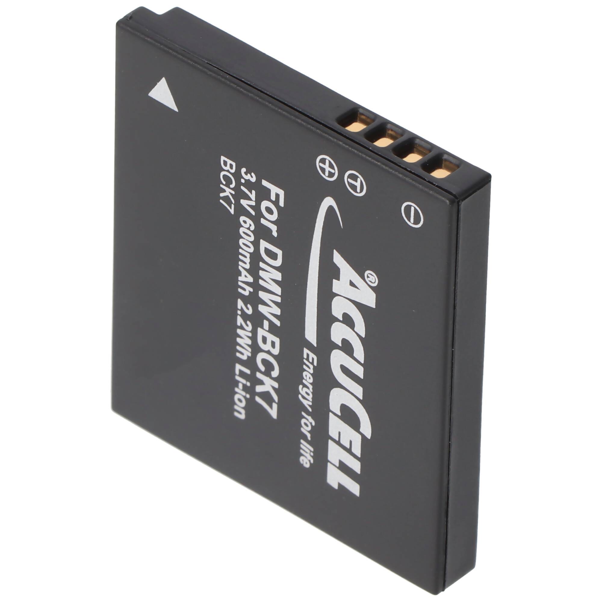 Akku passend für Panasonic DMW-BCK7 Akku ACD-341, DMW-BCK7GK, NCA-YN101G, SDBCK7, DMW-BCK7, DMW-BCK7PP, NCA-YN101H, DMW-