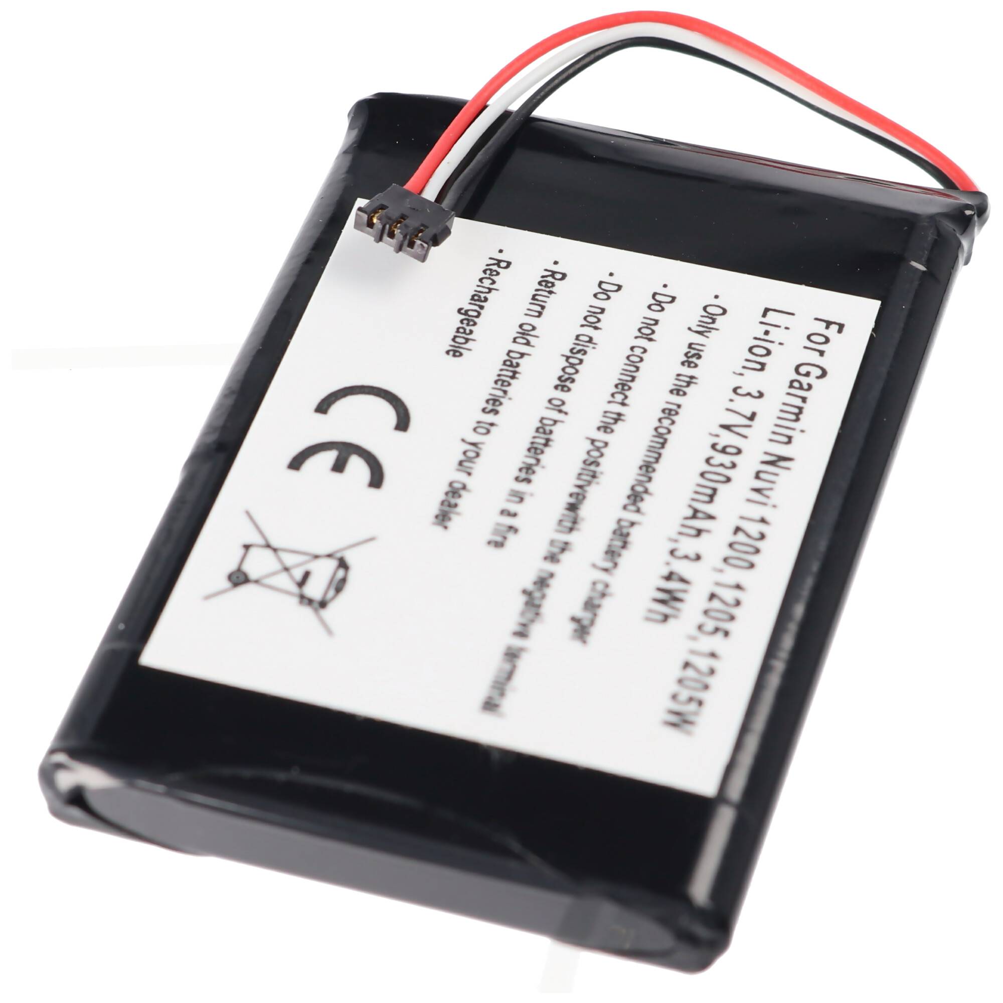 AccuCell Akku passend für Garmin Nuvi 1200, 361-00035-01