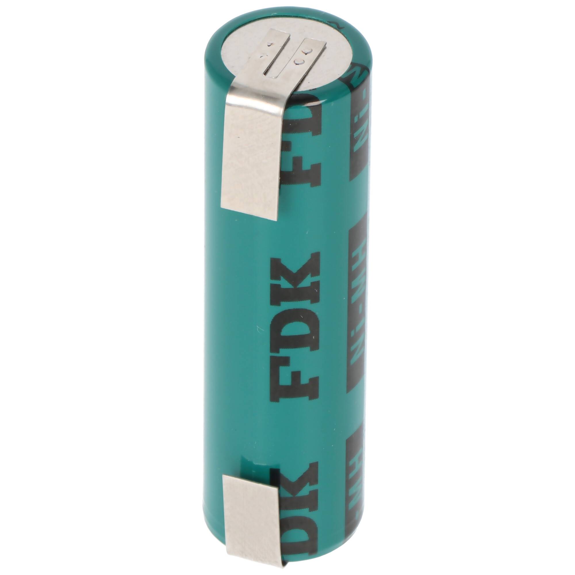 Sanyo FDK Flat Top NiMH Akku 1,2V 1650mAh Lötfahne U-FORM, ca. 49x14mm