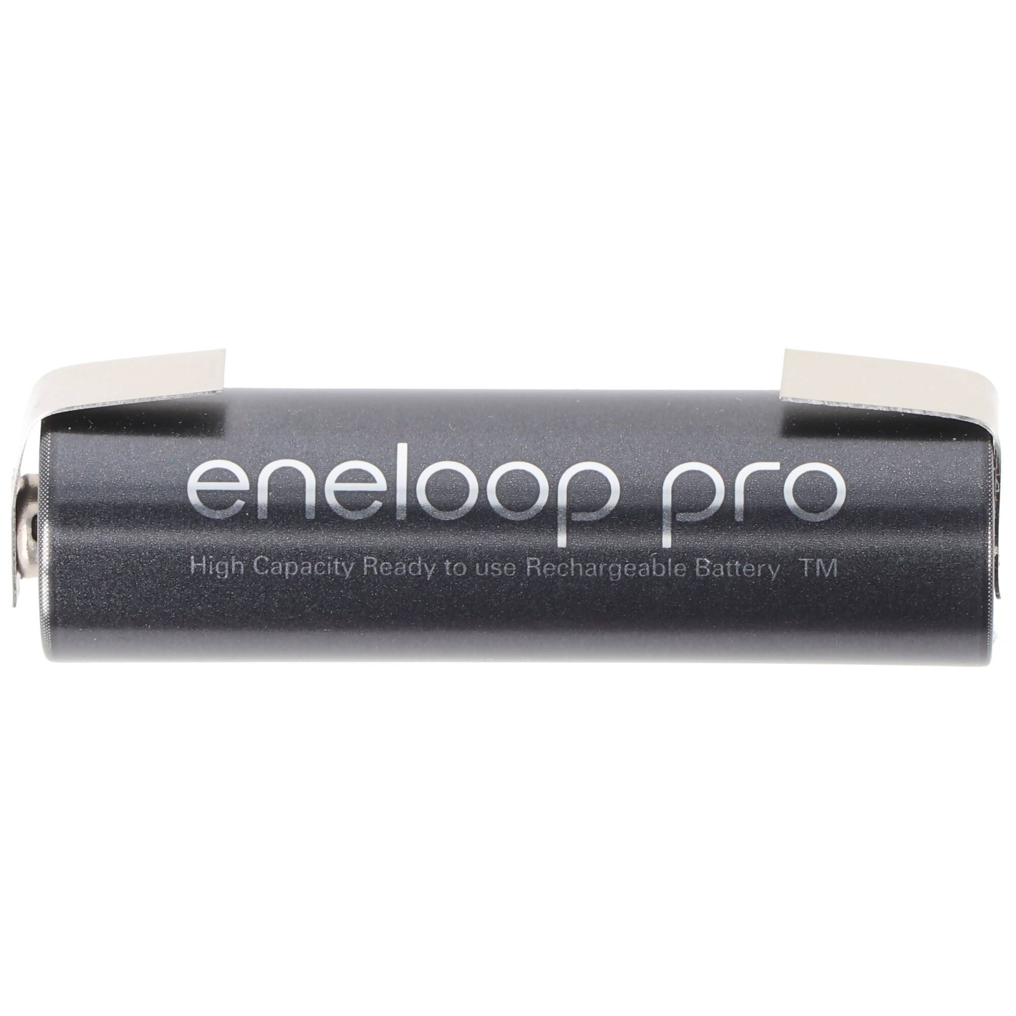 Panasonic eneloop Pro Mignon Akku BK-3HCCE NiMH 1,2Volt 2500mAh mit Lötfahne U