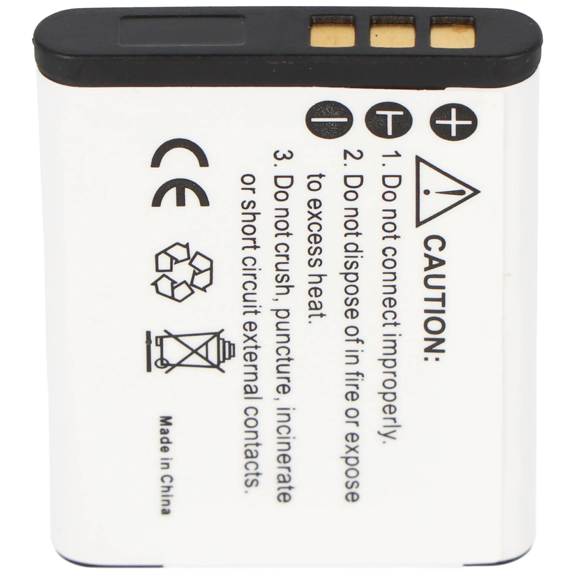 Akku passend für Sanyo DB-L80, DMX-CG10, VPC-CG10, VPC-X1200