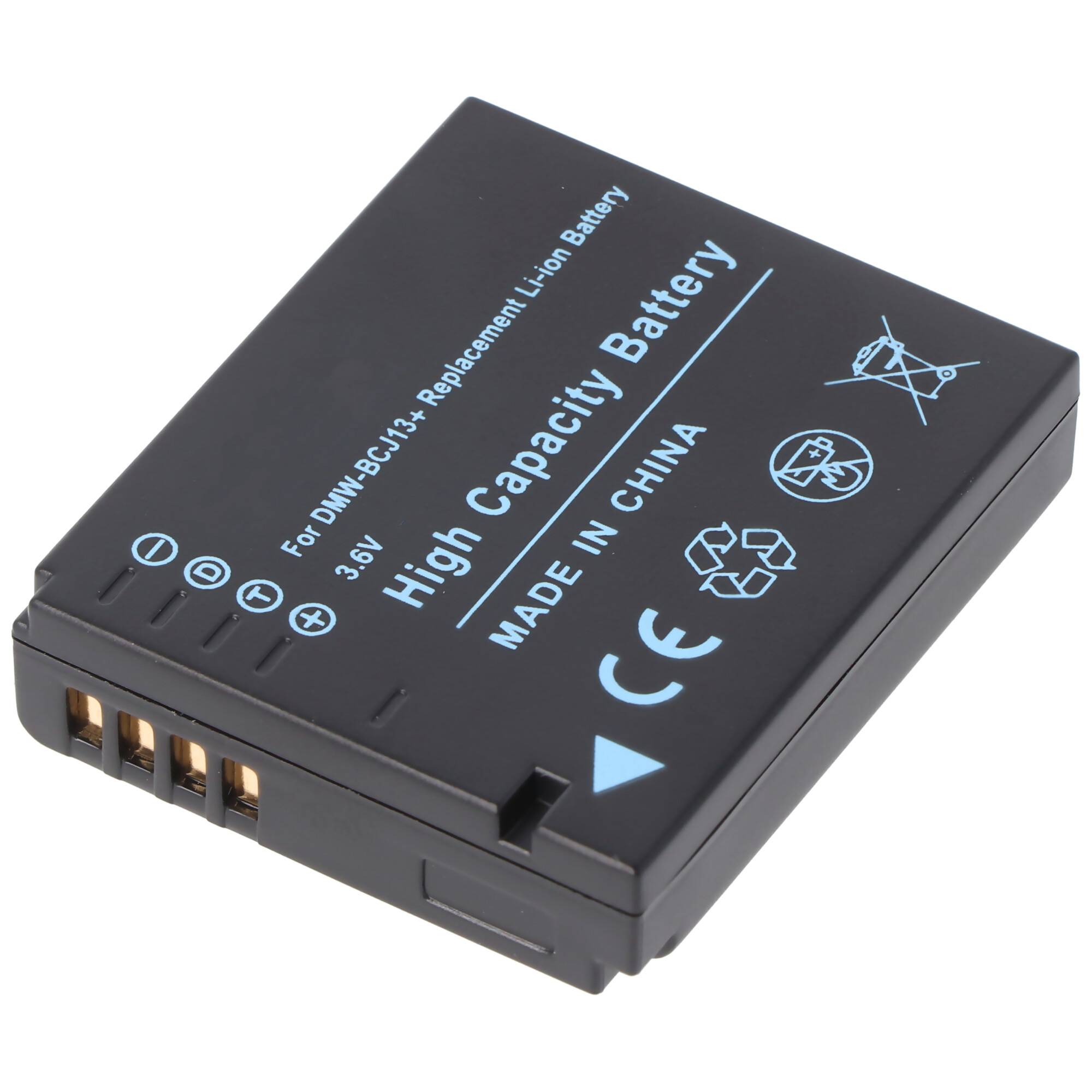 1000mAh Akku passend für Panasonic DMW-BCJ13, DMC-LX5, DMW-BCJ13E