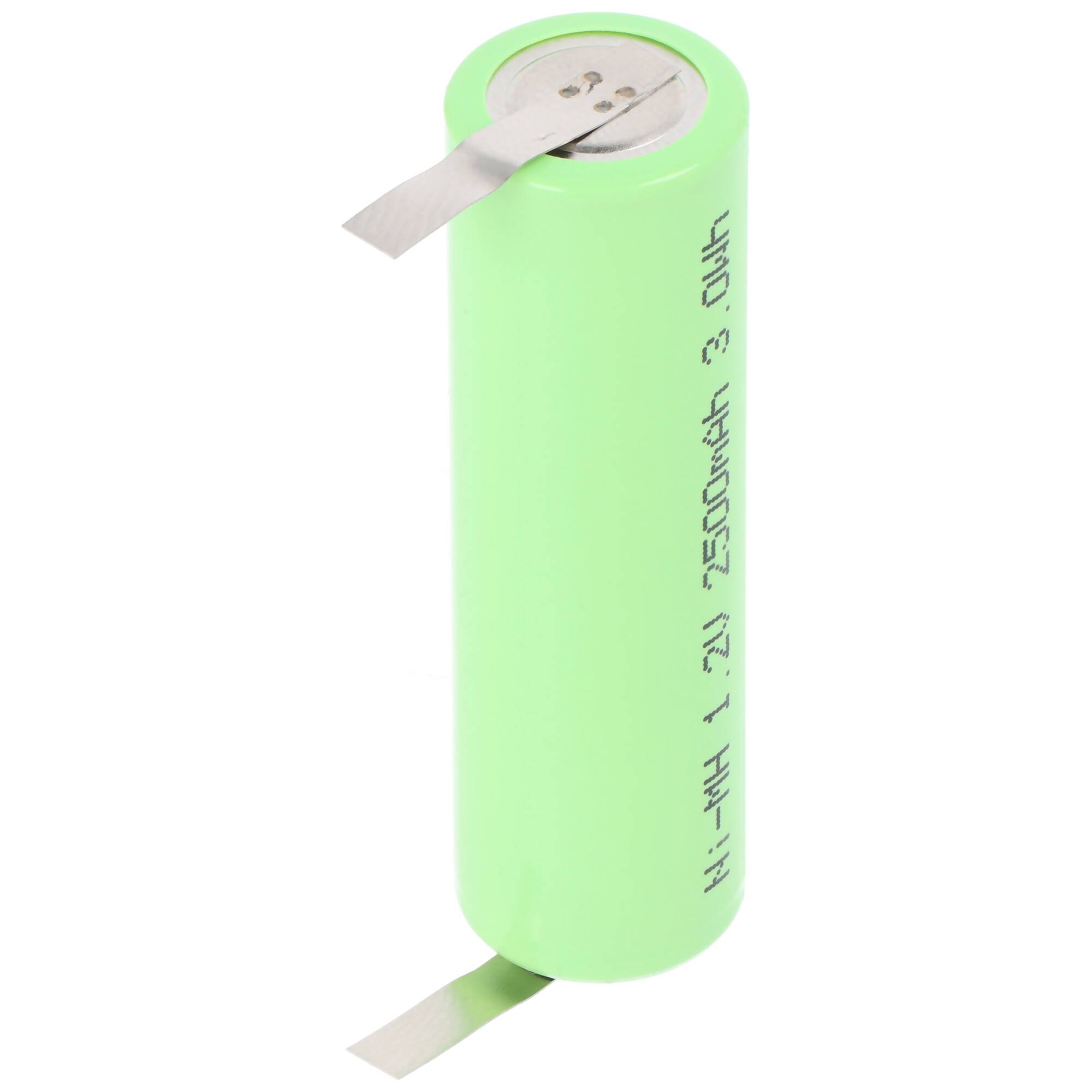 Akku passend für den Braun 3731 Akku, 3738 Akku 50,1 x 14,4mm, 1,2 Volt und 2500mAh