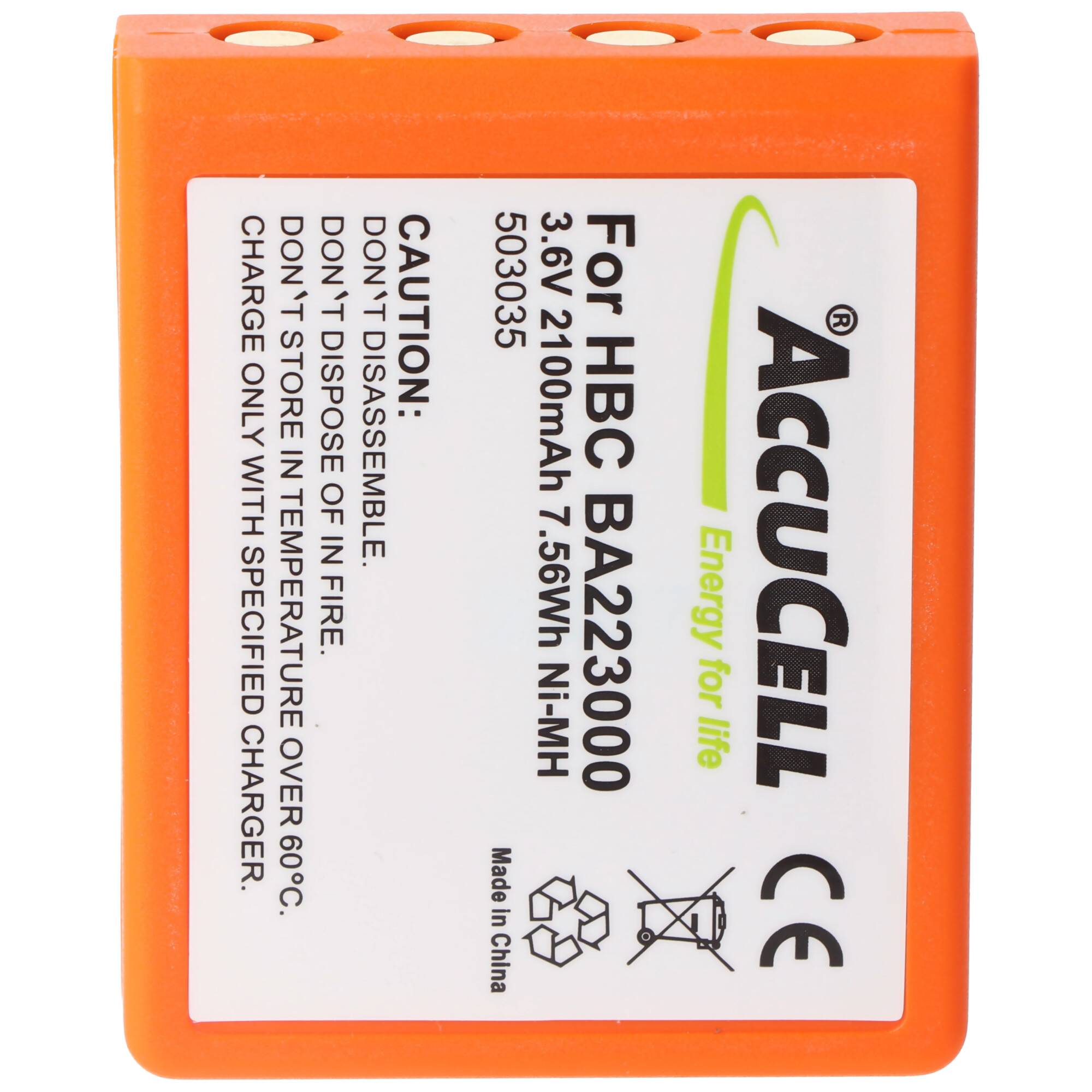 HBC BA223000 Akku passend für HBC Kransteuerung FBFUB06N, FUB06N, BA223030