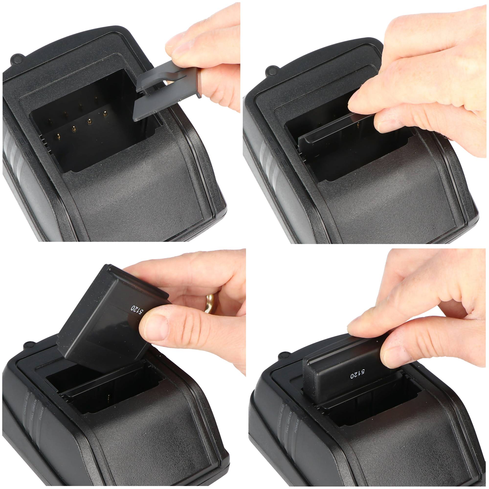 Schnellladegerät passend für Ihren HBC Kranakku FuB03A, FUB3A, BA222030, BA203060