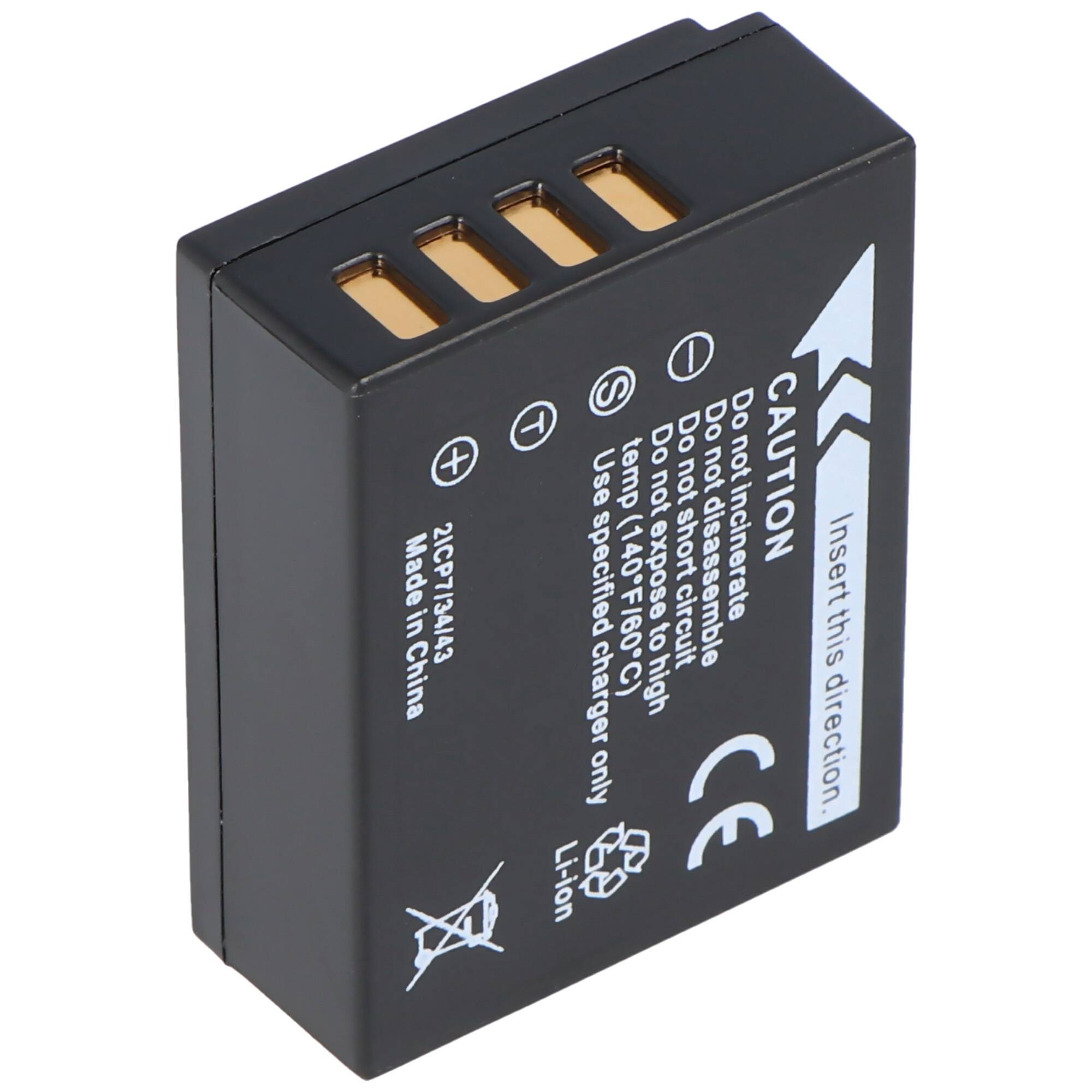 AccuCell Akku passend für Fujifilm NP-W126, X-Pro 1, FinePix HS3