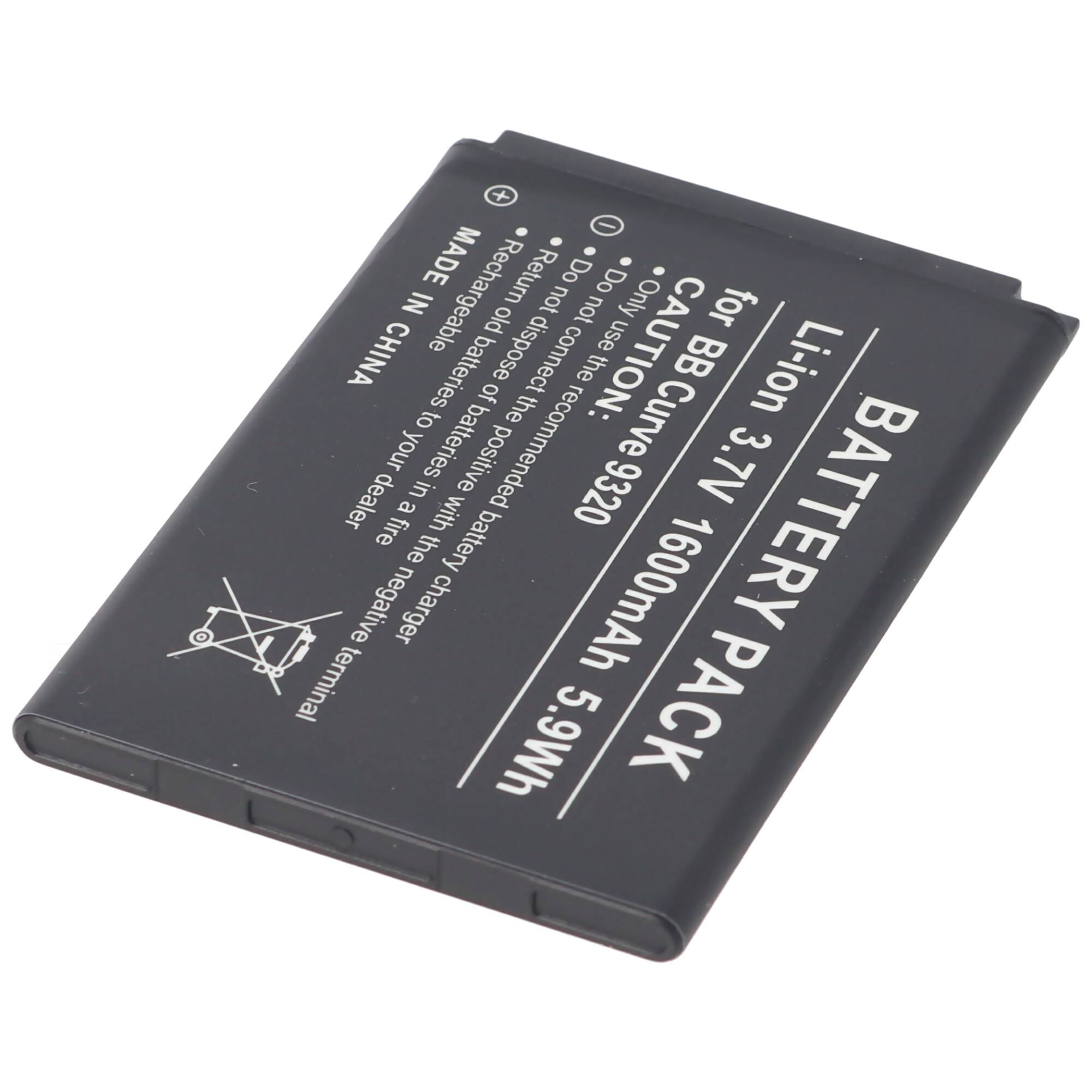 AccuCell Akku passend für Blackberry Curve 9320 Akku, J-S1 Akku