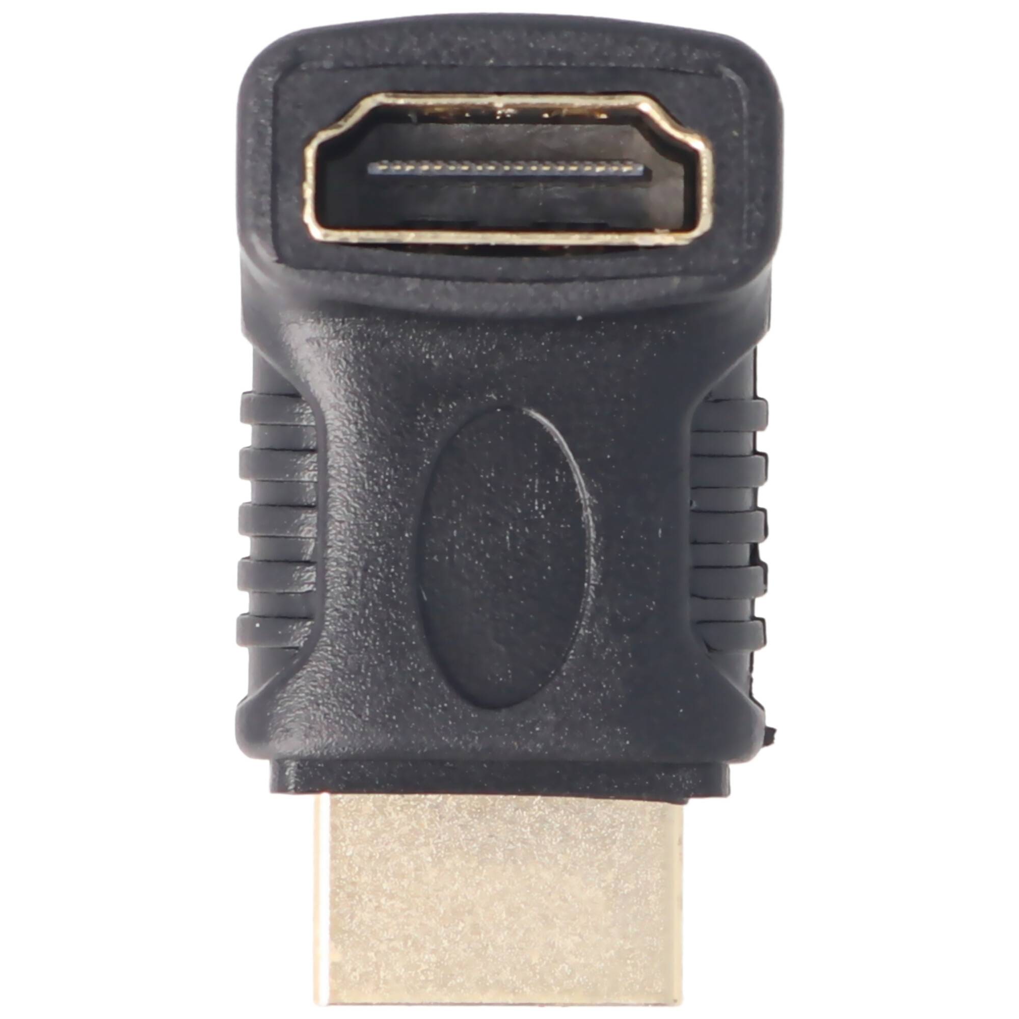 HDMI/HDMI Winkeladapter HDMI™ A-Stecker auf HDMI™ A-Buchse