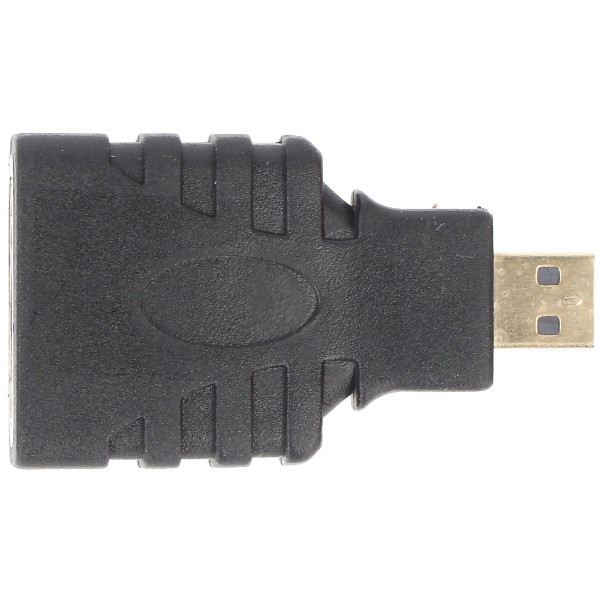 High Speed HDMI Adapter HDMI-Buchse auf micro-HDMI-Stecker