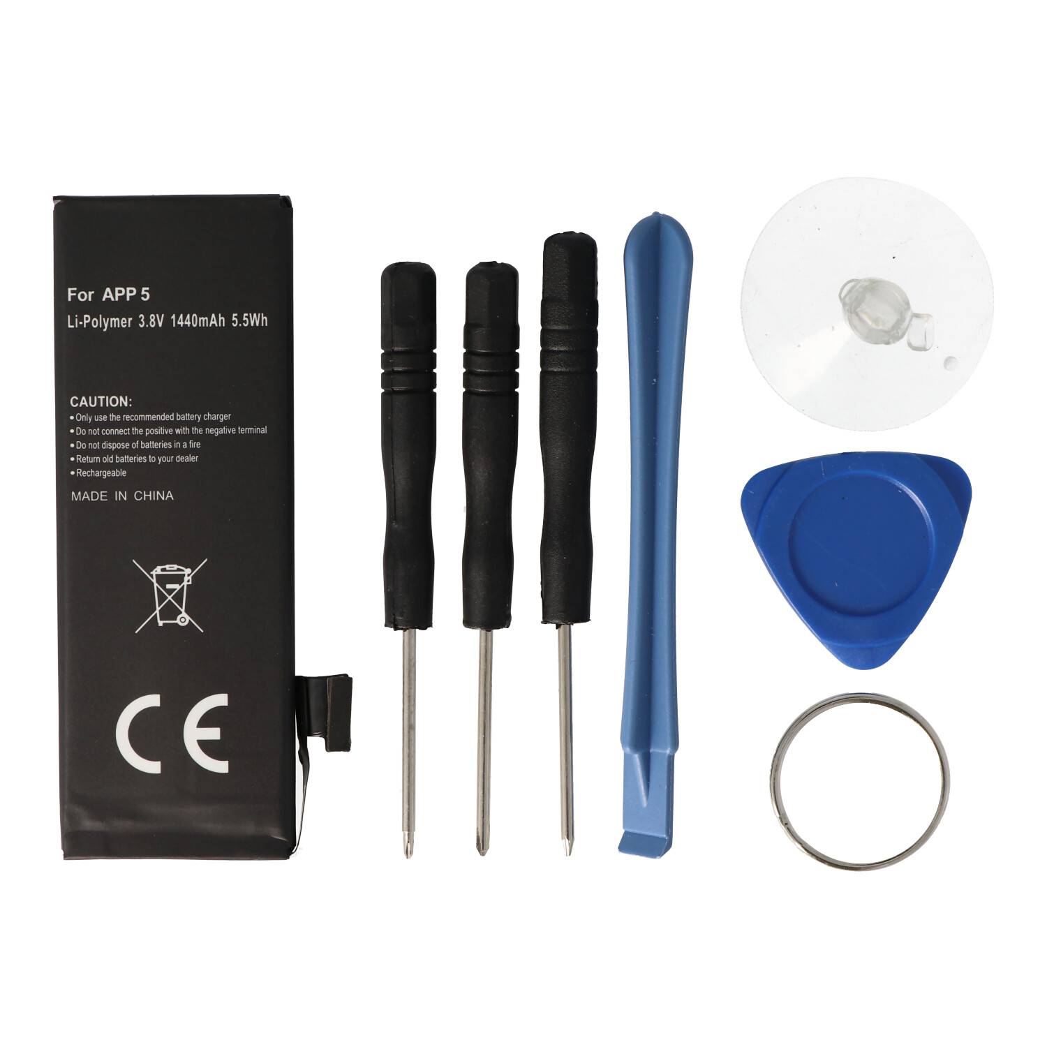 AccuCell Akku passend für Apple iPhone 5 Akku 616-0611, 616-0613, A1429